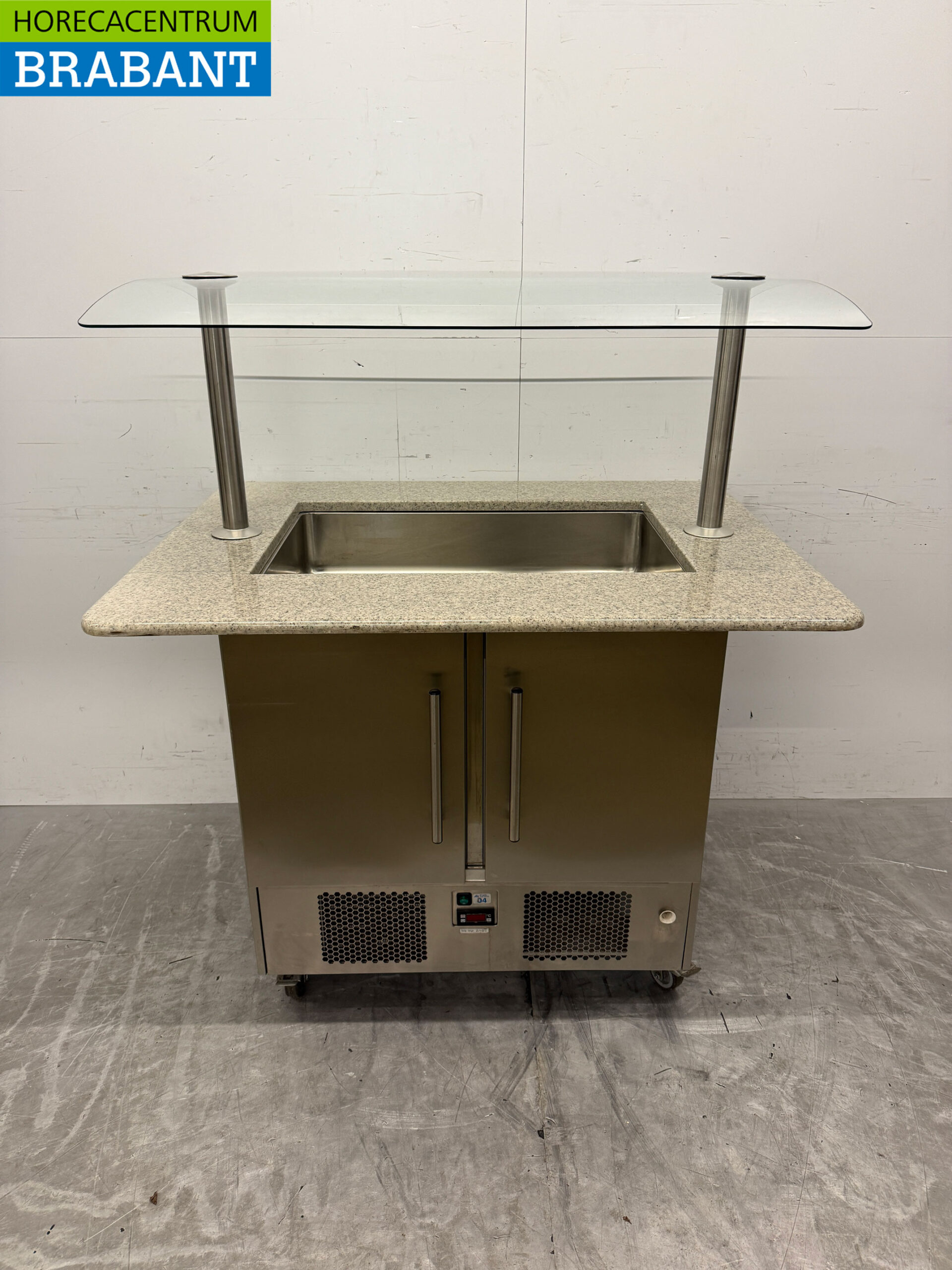 Armoire réfrigérée en acier inoxydable 2 portes 125 cm 230V Horeca