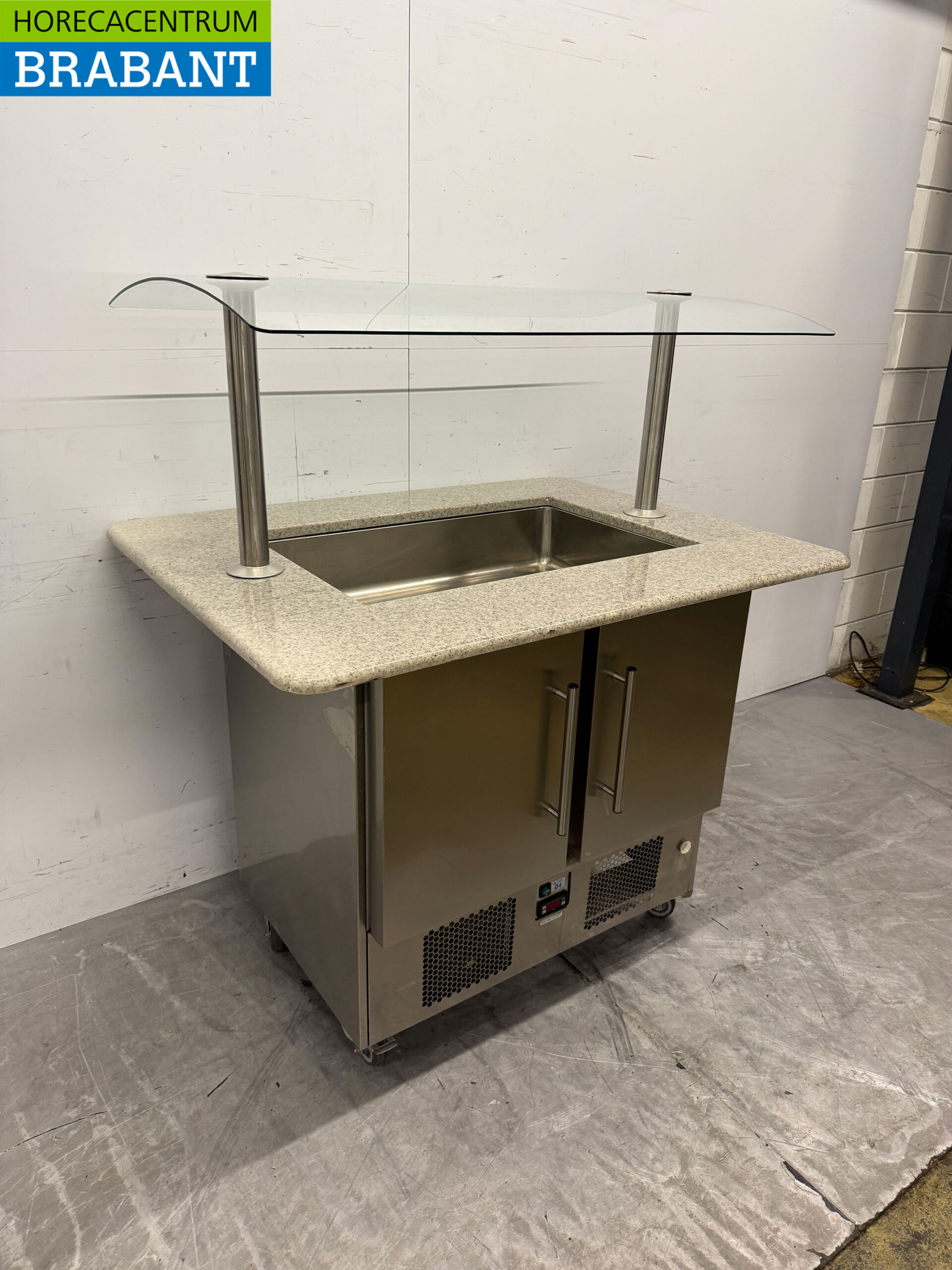 Armoire réfrigérée en acier inoxydable 2 portes 125 cm 230V Horeca – Image 2