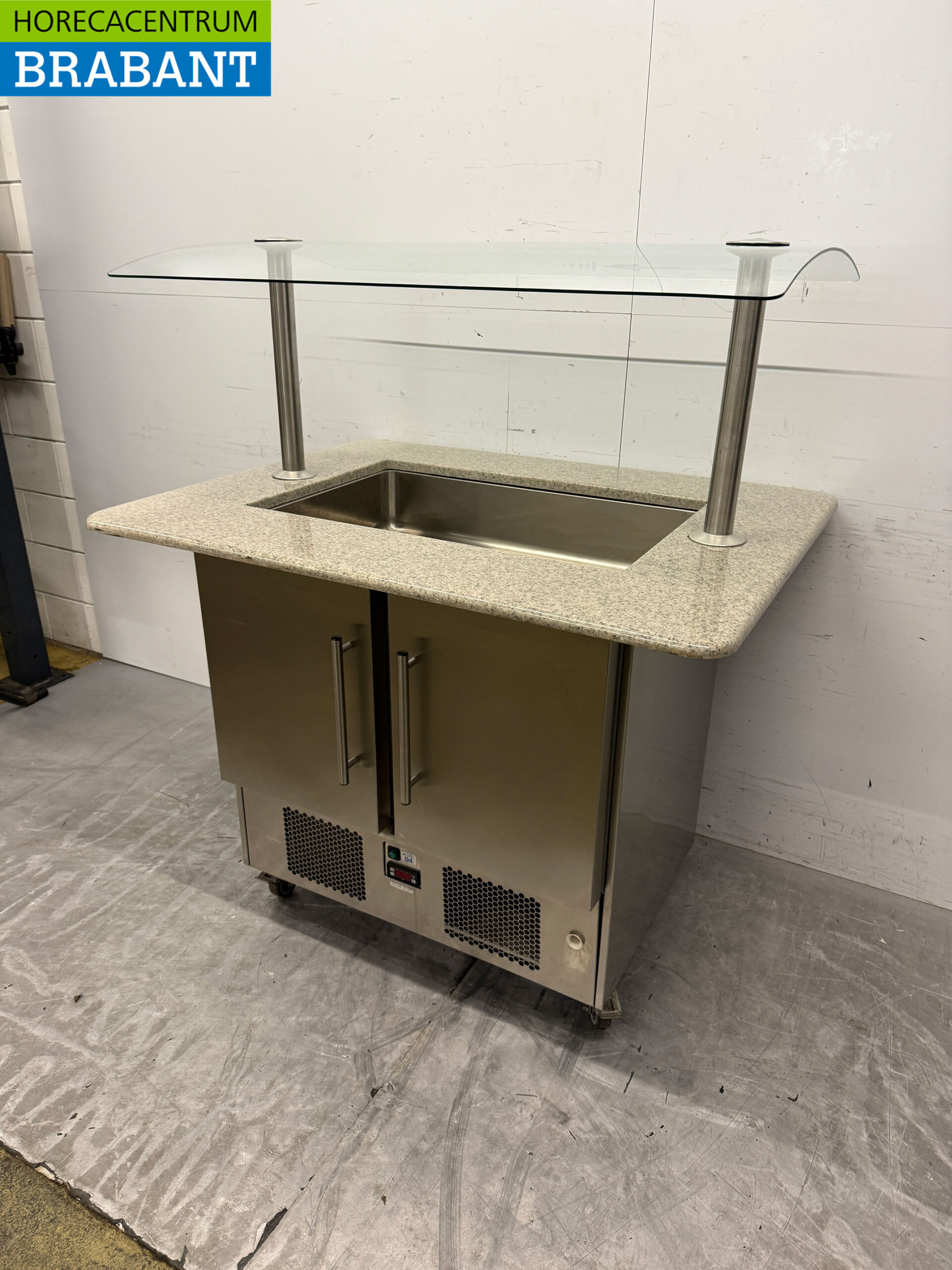 Armoire réfrigérée en acier inoxydable 2 portes 125 cm 230V Horeca – Image 3