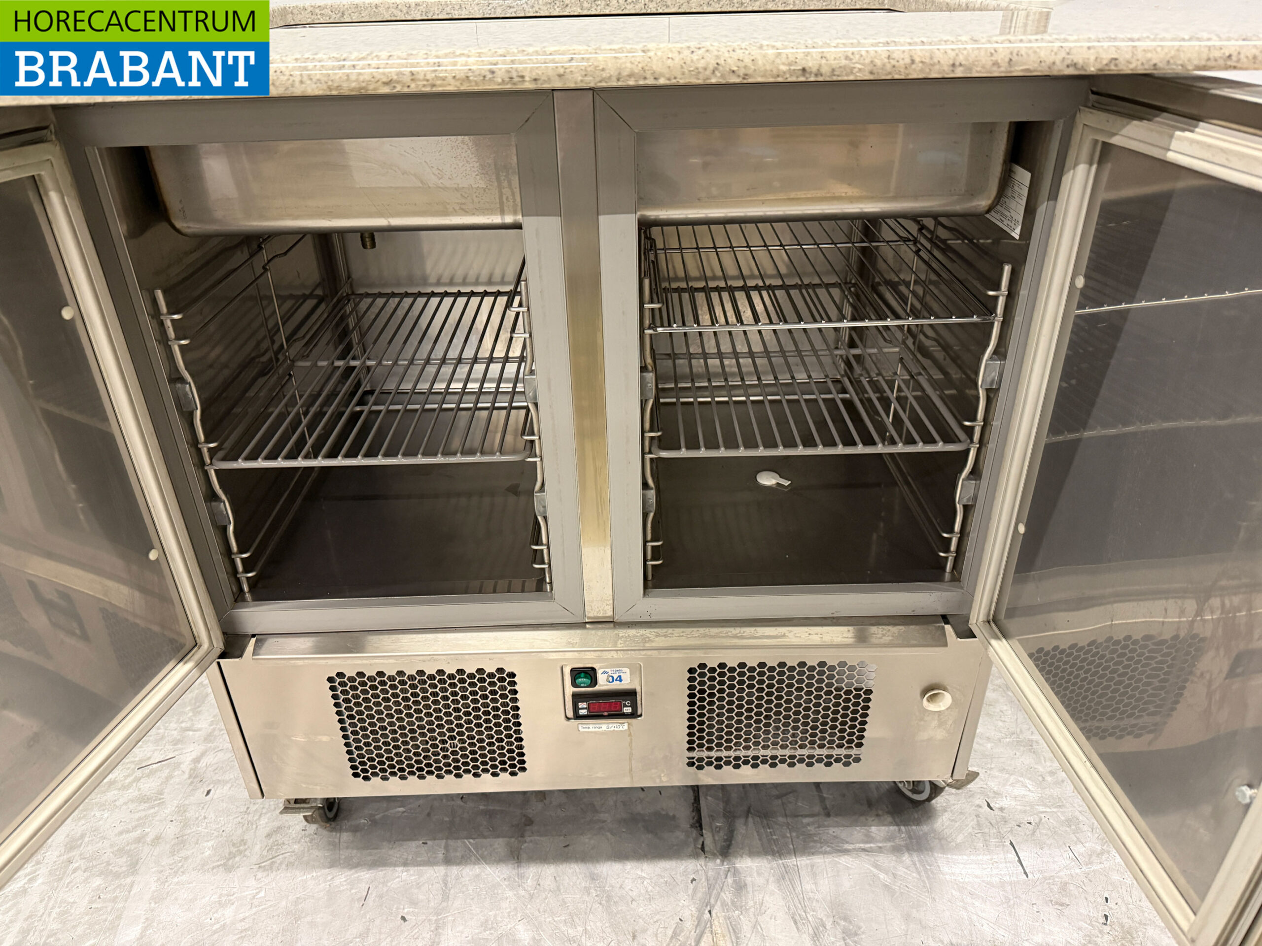Armoire réfrigérée en acier inoxydable 2 portes 125 cm 230V Horeca – Image 5