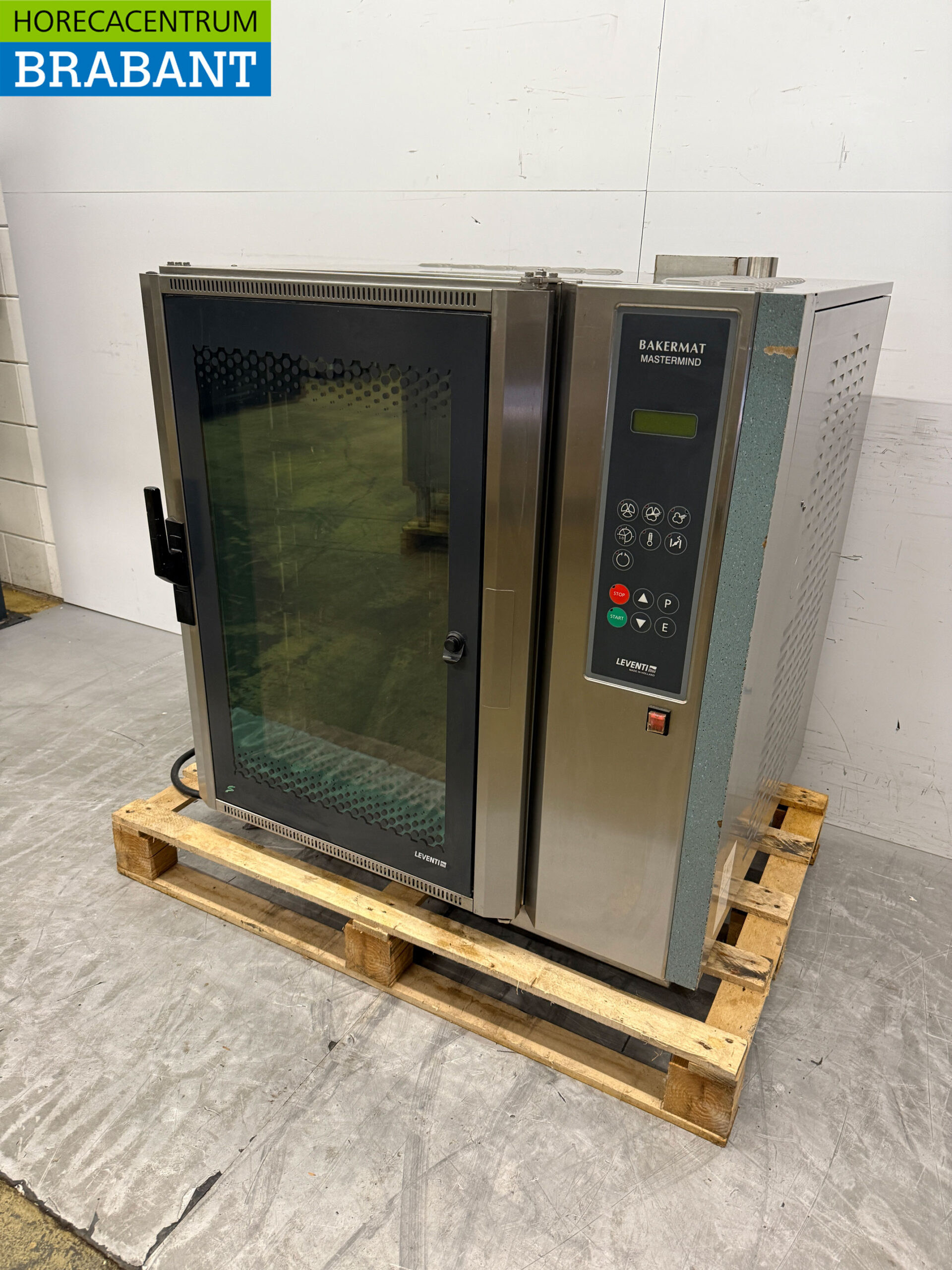 Acier inoxydable Leventi Bakermat Mastermind Four combiné 8 x 60/40 cm 400V Horeca – Image 2