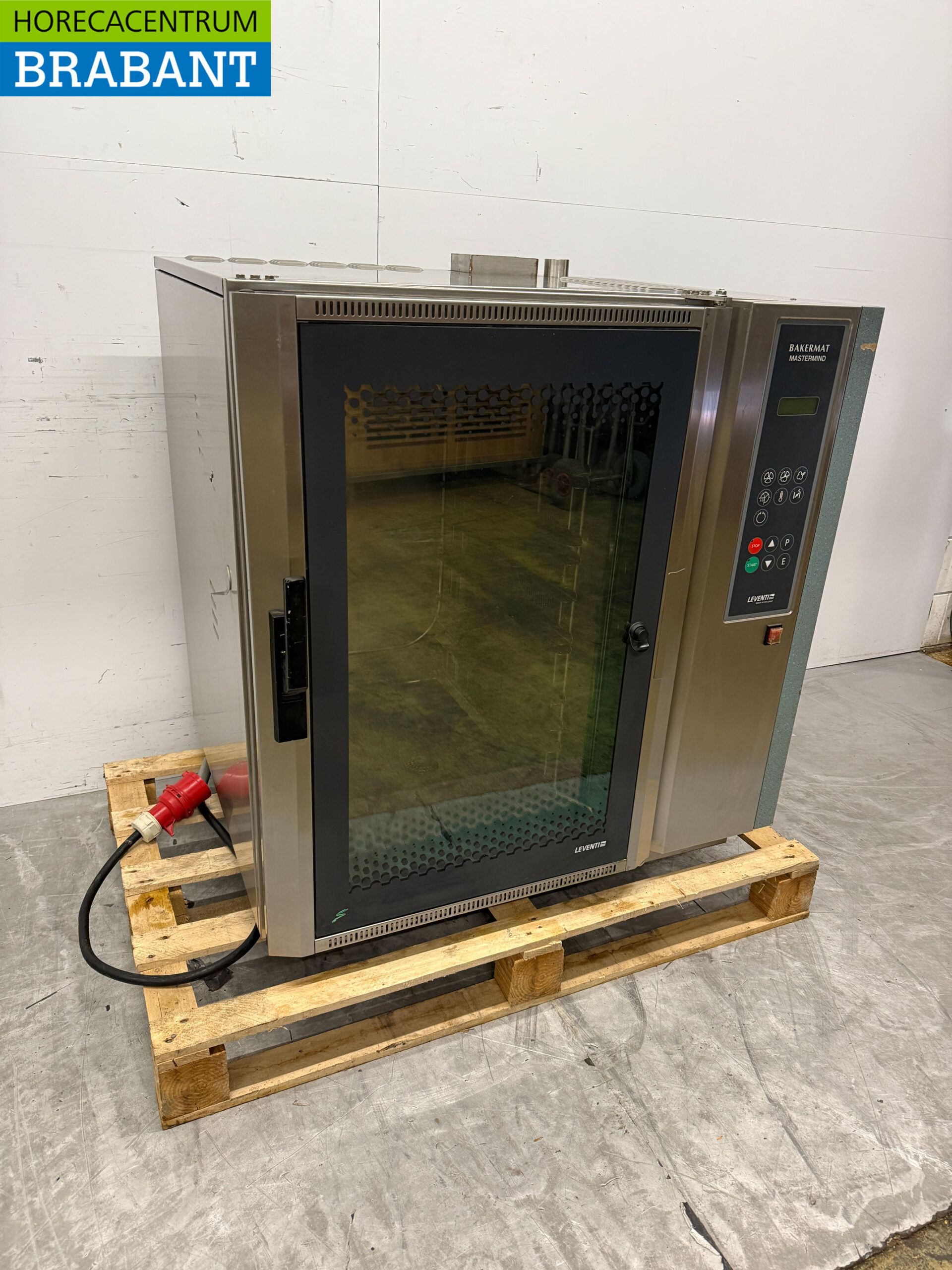 Acier inoxydable Leventi Bakermat Mastermind Four combiné 8 x 60/40 cm 400V Horeca – Image 3