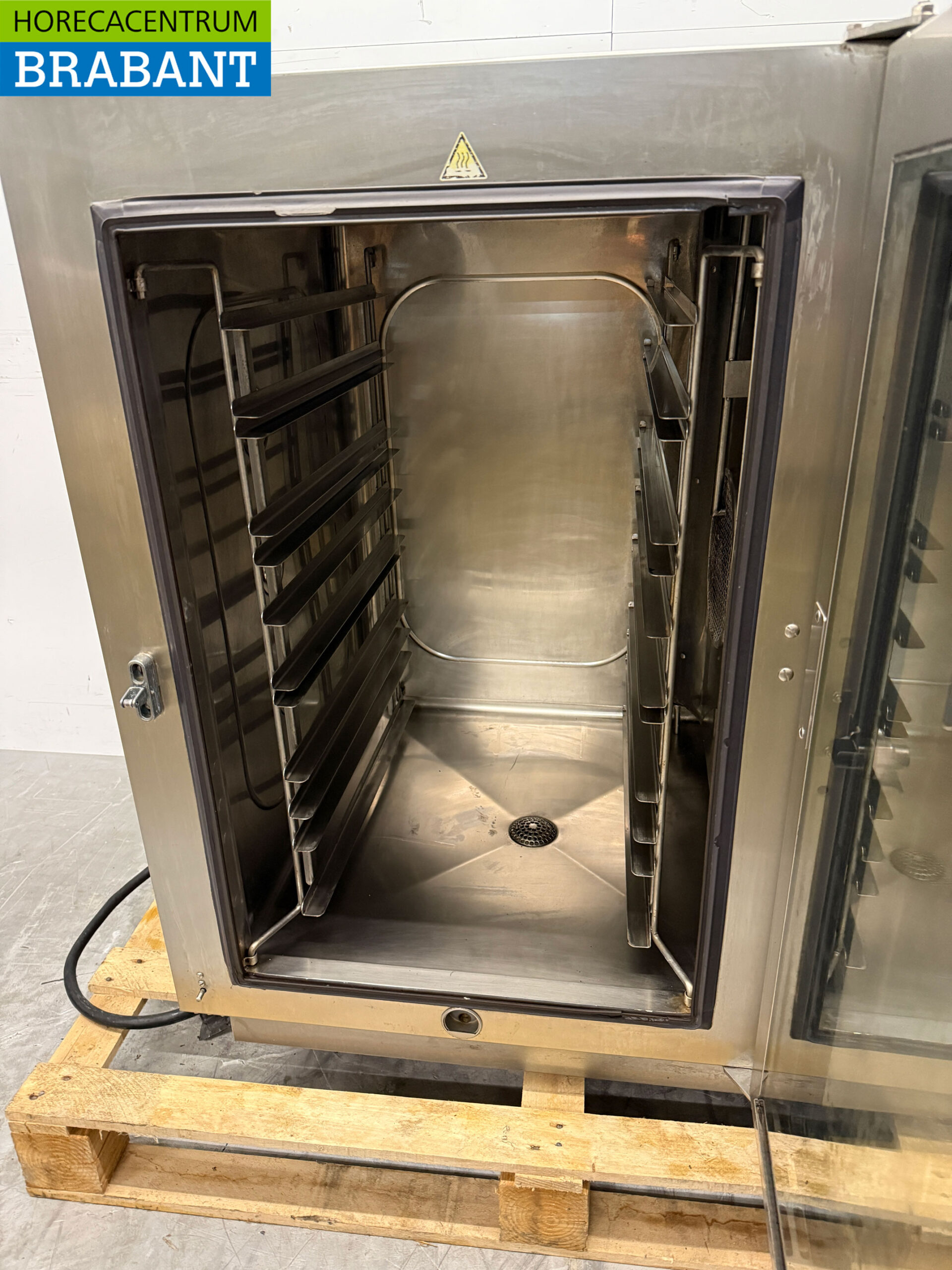 Acier inoxydable Leventi Bakermat Mastermind Four combiné 8 x 60/40 cm 400V Horeca – Image 5