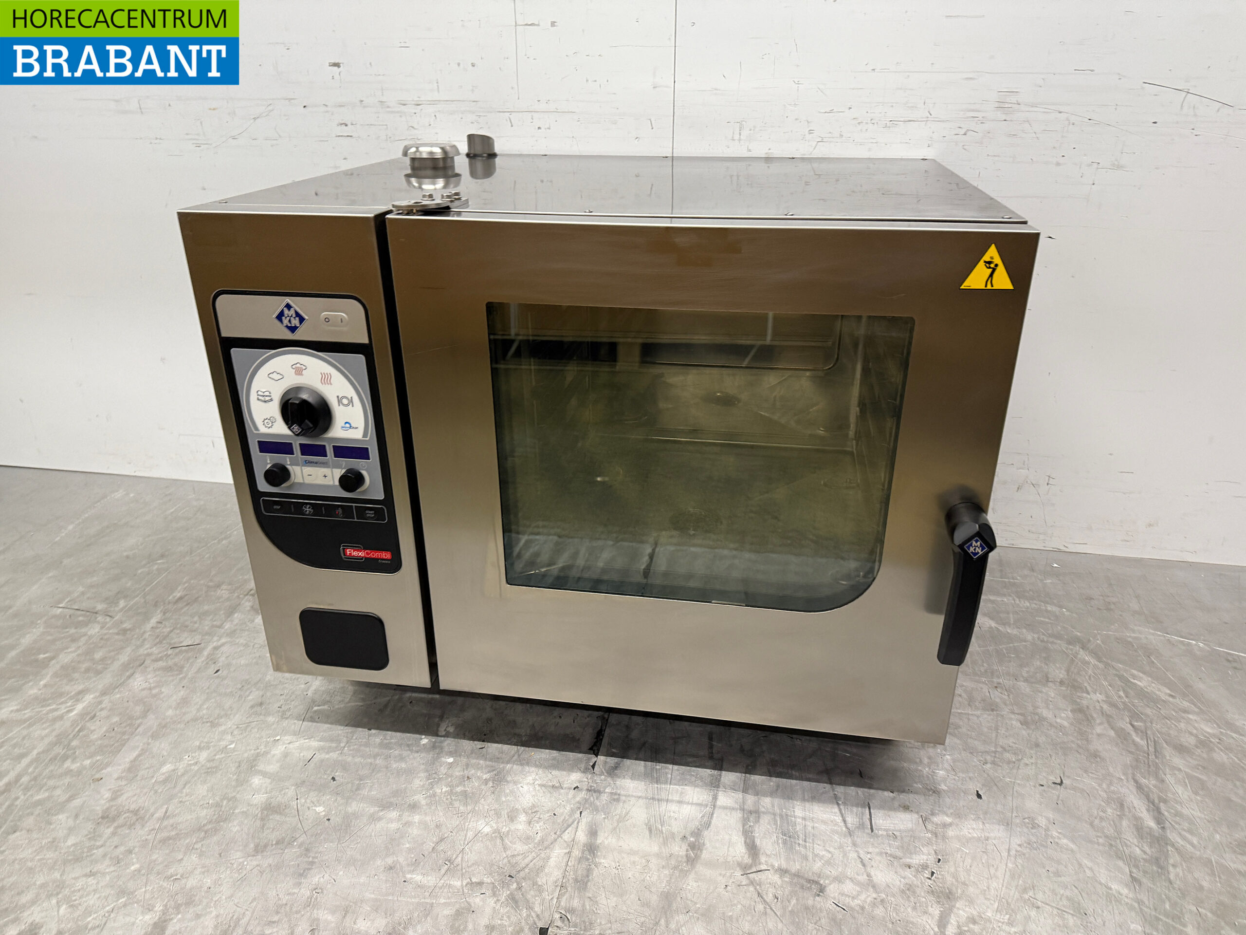 Acier inoxydable MKN FlexiRack Combisteamer 6 x 1/1 GN 400V Horeca