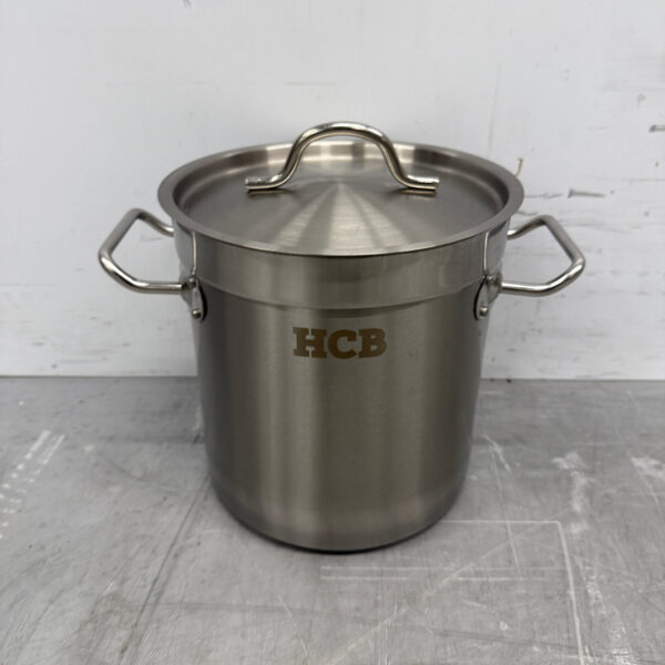 Acier inoxydable Poêle à soupe Poêle de cuisson Induction 20 x 20 cm 6 litres Restauration