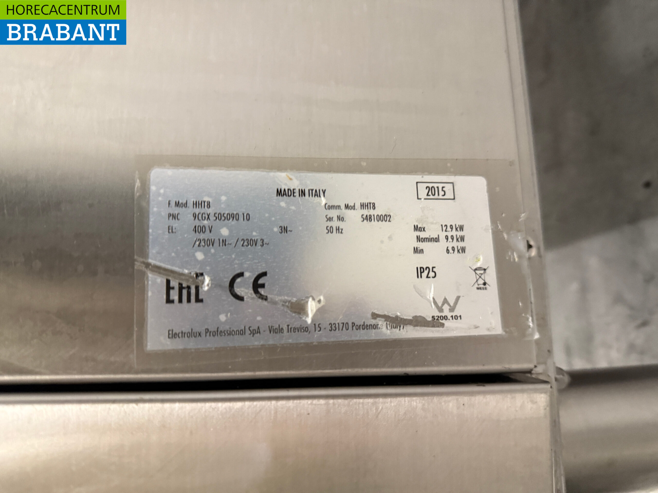 Lave-vaisselle coulissant Zanussi HHT8 en acier inoxydable 400V Restauration – Image 7