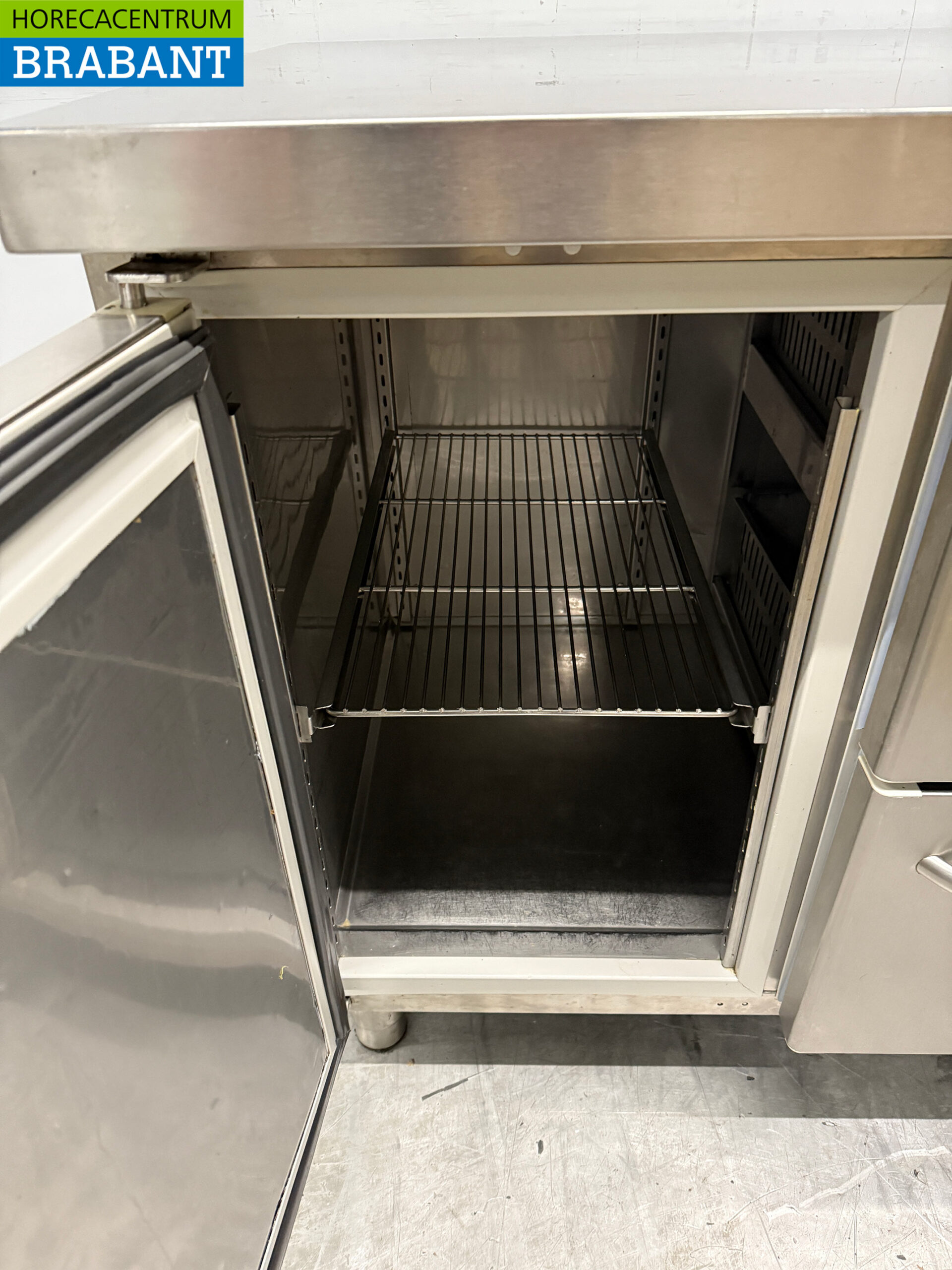 Acier inoxydable Gram Établi réfrigéré 6 tiroirs et 1 porte 216 cm 230V Horeca – Image 4