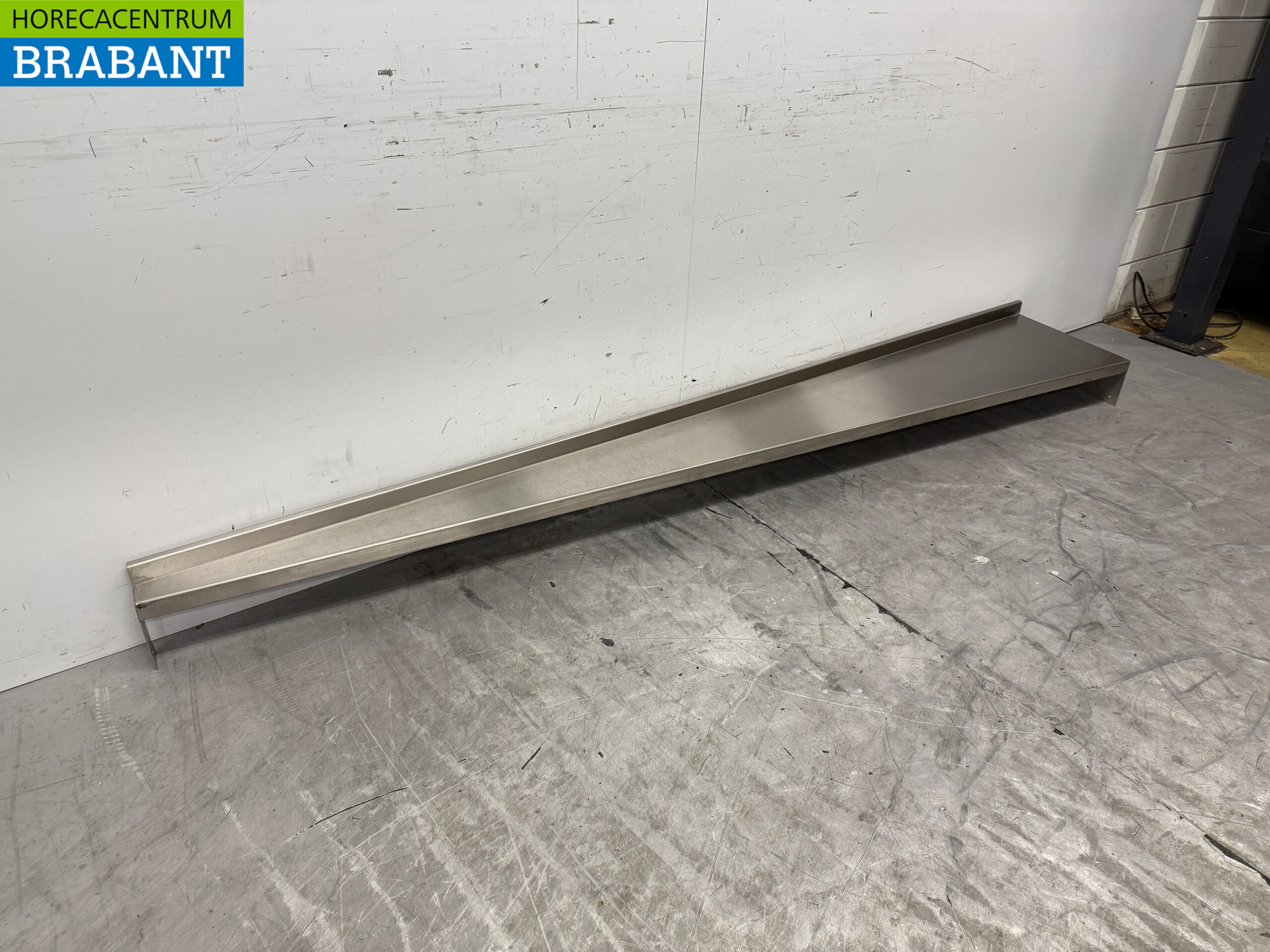 Étagère murale en acier inoxydable pour plan de travail 264 x 43,5 cm Horeca – Image 3