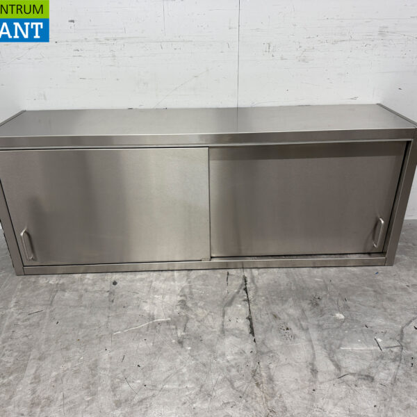 Armoire murale en acier inoxydable Portes coulissantes 160 cm Restauration