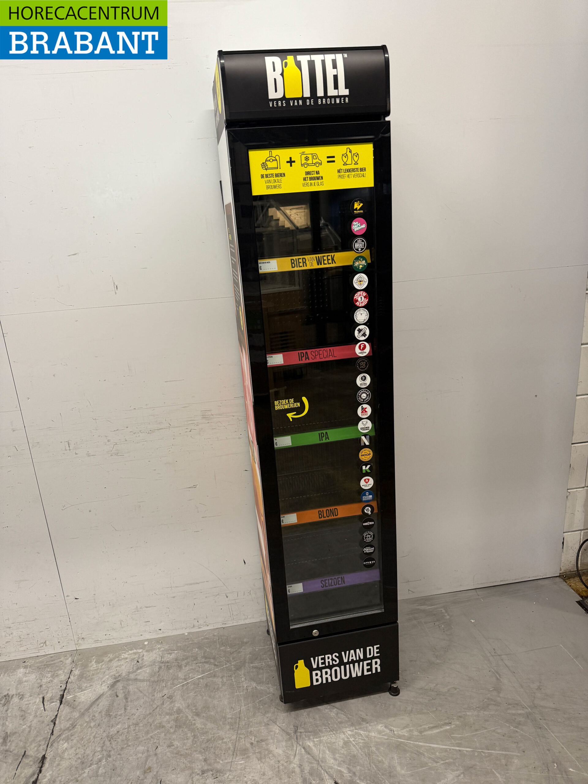 Gastro-Cool Réfrigérateur à porte vitrée Réfrigérateur à boissons 155 litres 230V Horeca