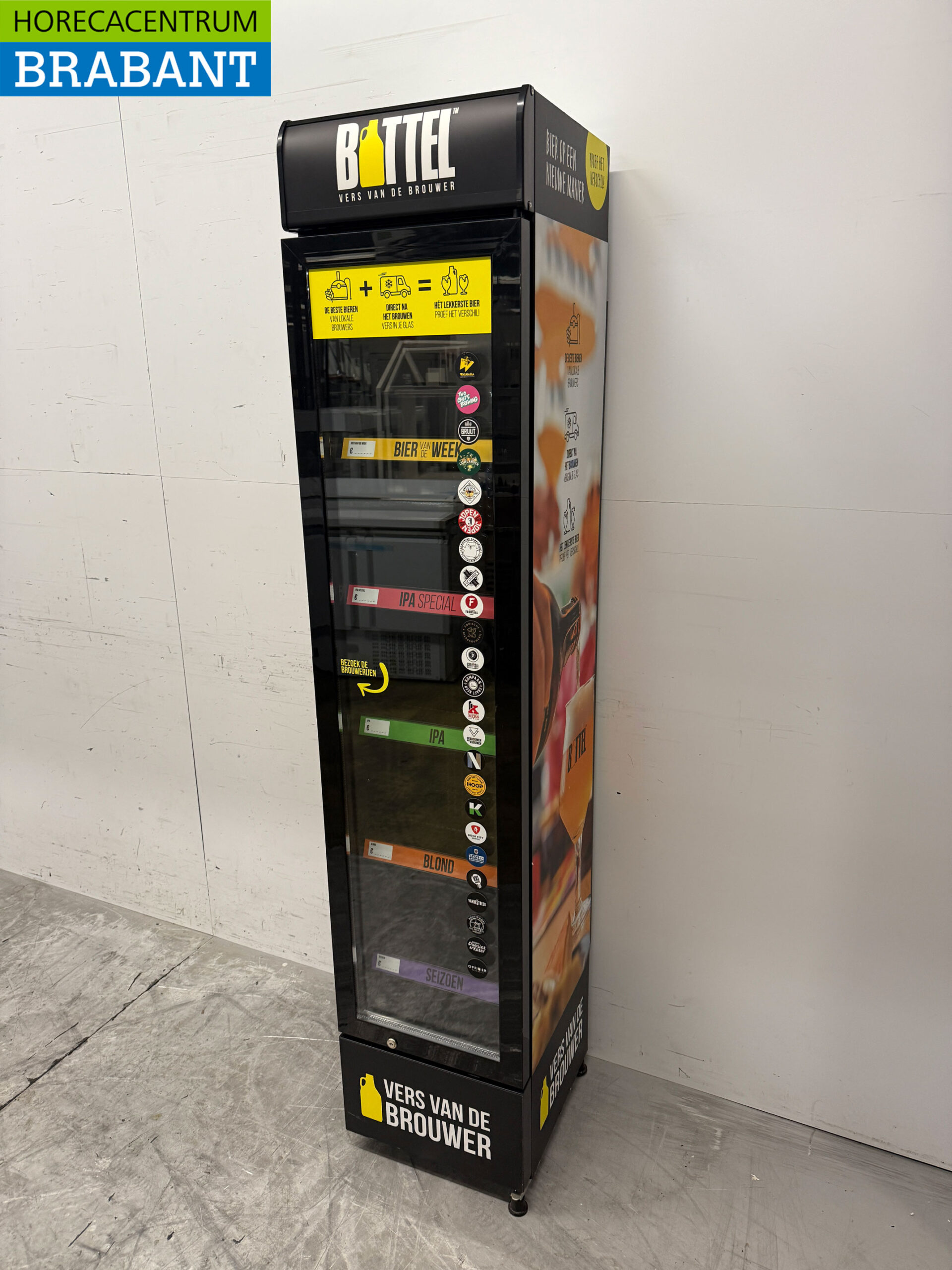 Gastro-Cool Réfrigérateur à porte vitrée Réfrigérateur à boissons 155 litres 230V Horeca – Image 3