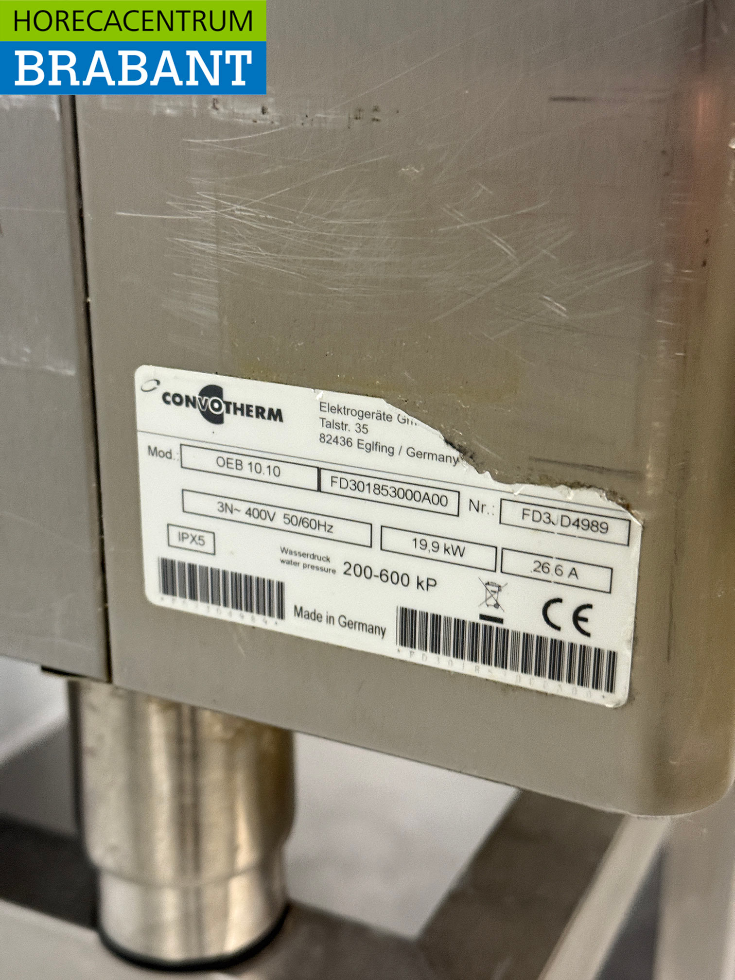 Acier inoxydable Convotherm Combisteamer 11 x 1/1 GN 400V Horeca – Image 8