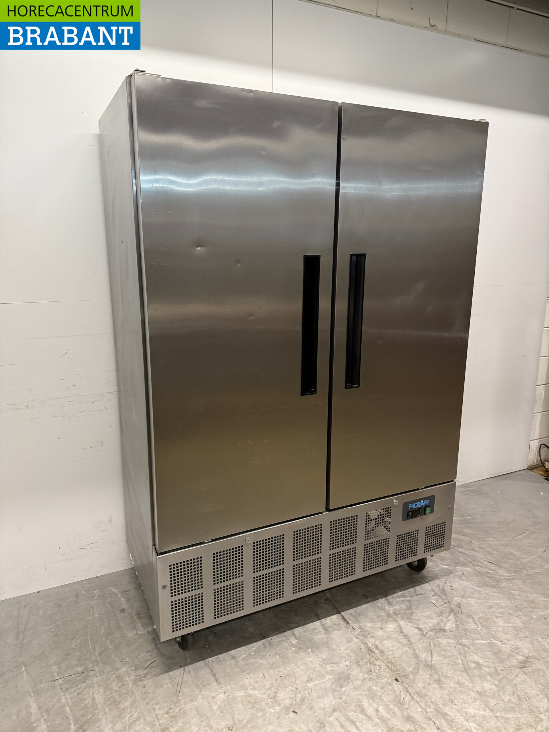 Réfrigérateur mobile Polar à double porte en acier inoxydable 960 litres 230V Horeca – Image 3