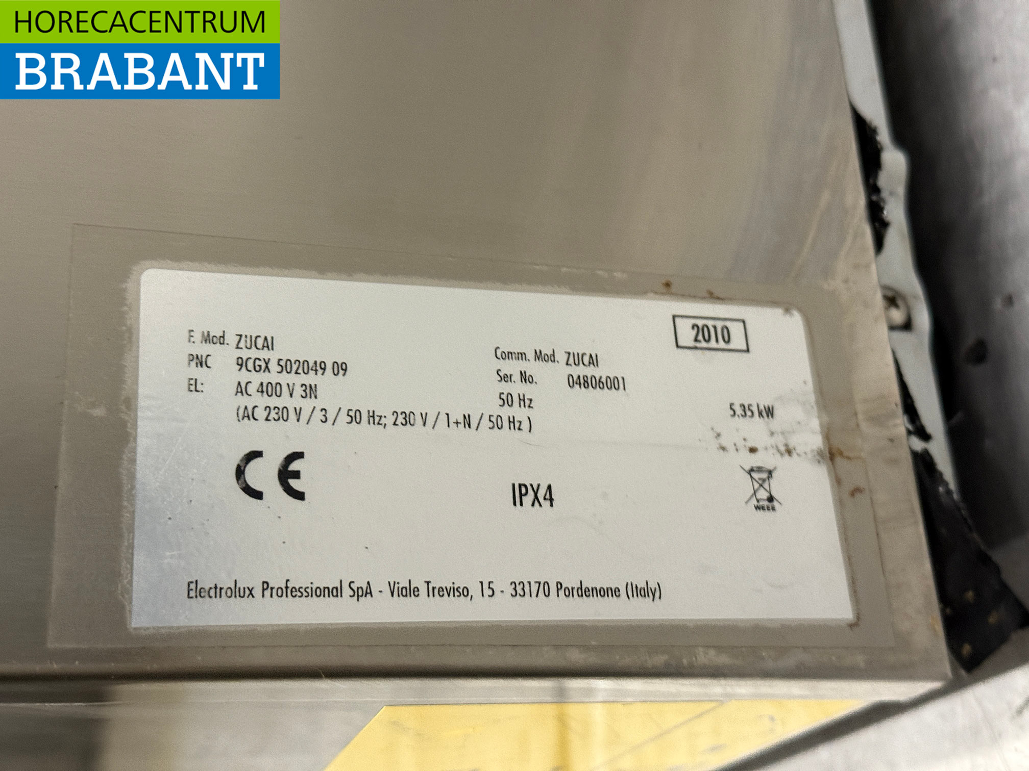 Lave-vaisselle Zanussi en acier inoxydable 230V Horeca – Image 6