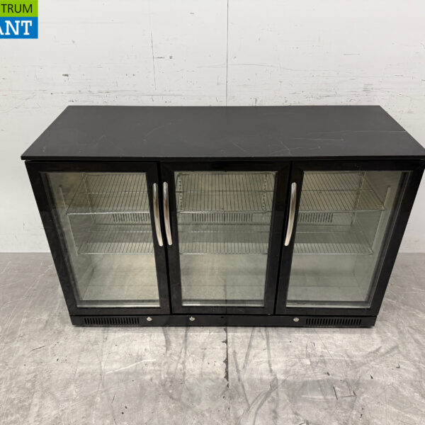 Back Bar Cooler 3 portes battantes en verre 133 cm 230V Horeca