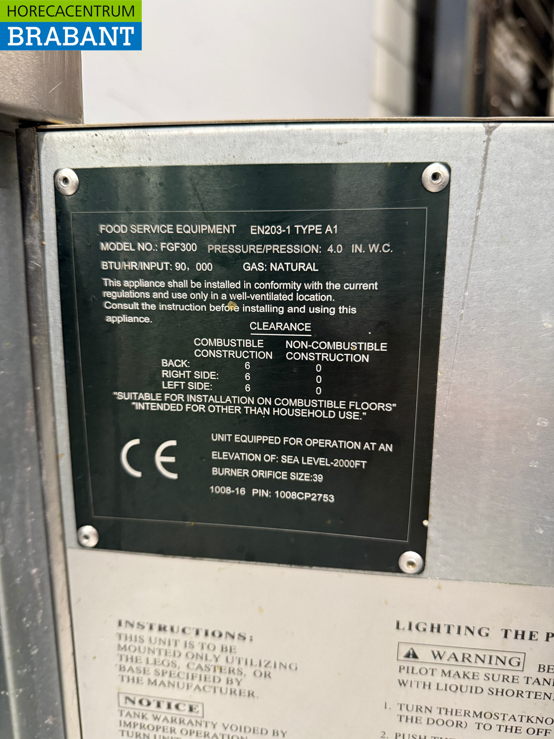 Équipement de restauration en acier inoxydable FGF300 Friteuse 20 litres GAS Catering – Image 6