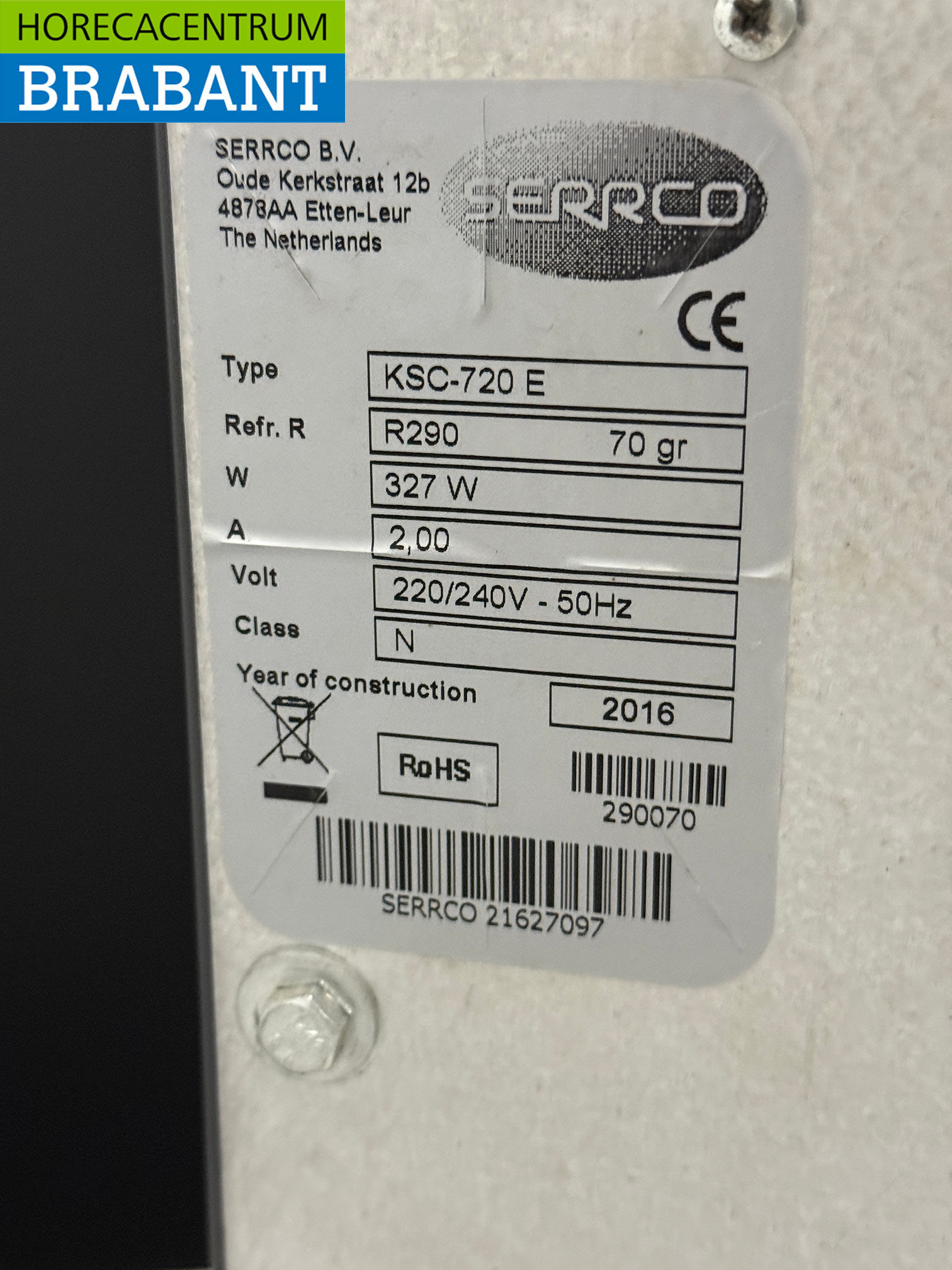 Serrco refroidisseur de fûts refroidisseur de fûts 7 x 20 litres 74,5 cm 230V Horeca – Image 5