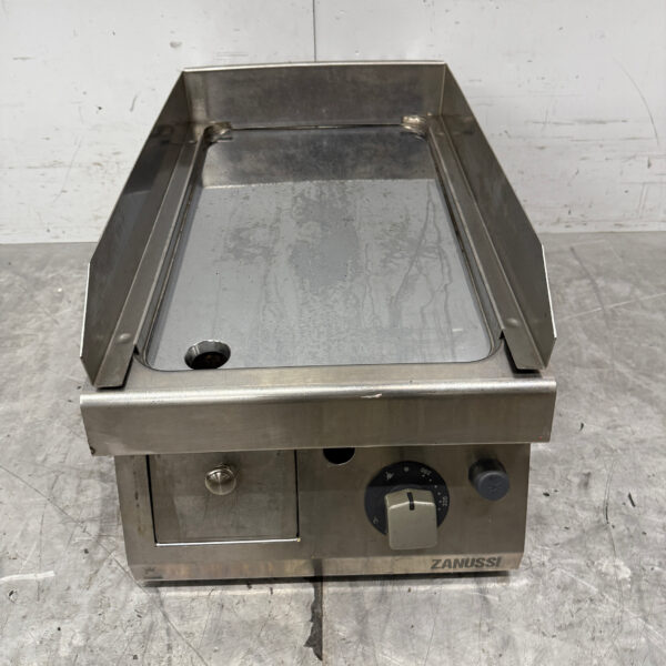 Acier inoxydable Zanussi Plaque de gril miroir Plaque de gril 40 cm GAS Horeca
