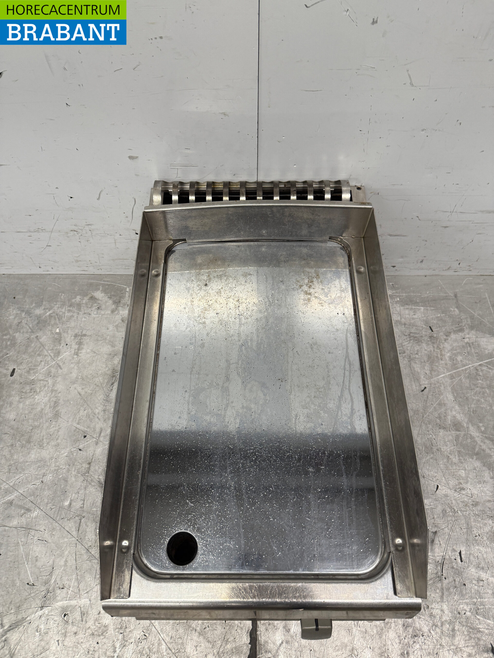 Acier inoxydable Zanussi Plaque de gril miroir Plaque de gril 40 cm GAS Horeca – Image 4