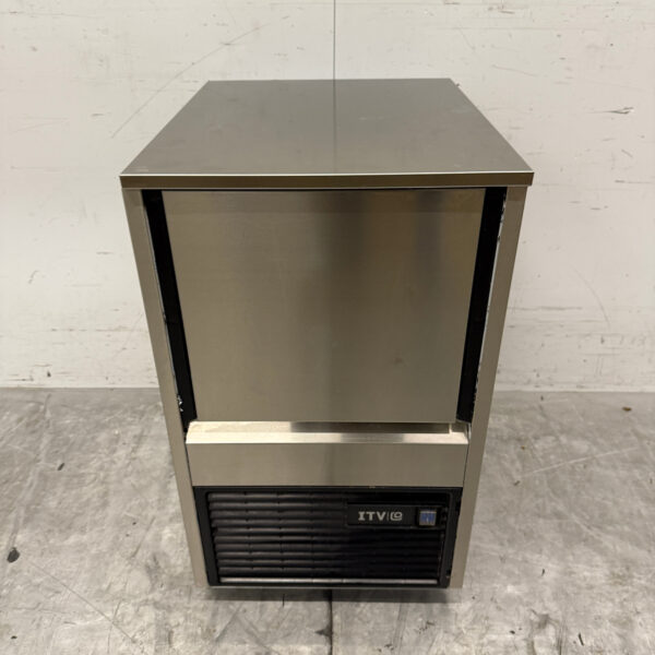 Machine à glaçons ITV en acier inoxydable 25 kg/24h bunker 6 kilos 230V Horeca