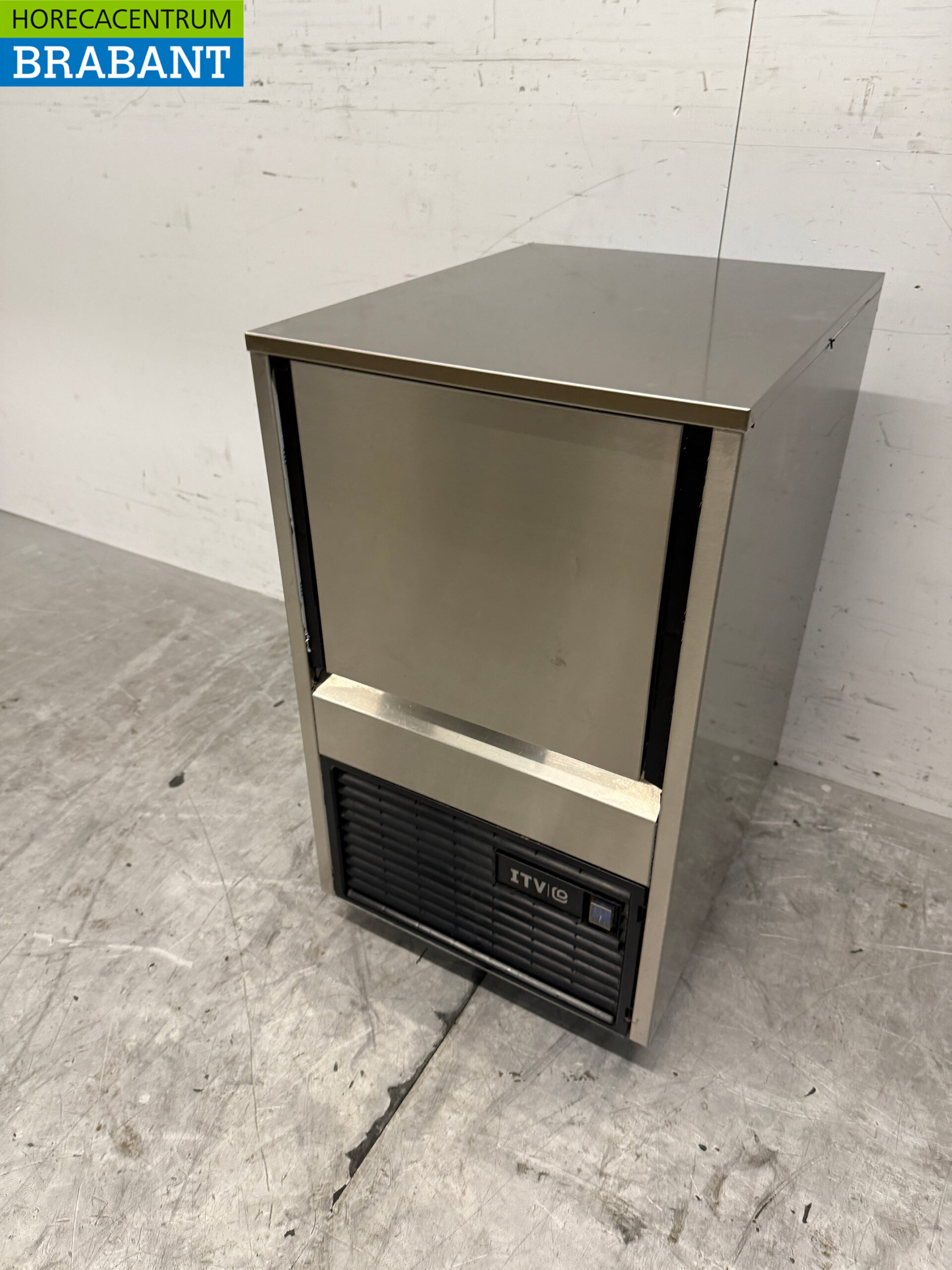 Machine à glaçons ITV en acier inoxydable 25 kg/24h bunker 6 kilos 230V Horeca – Image 2