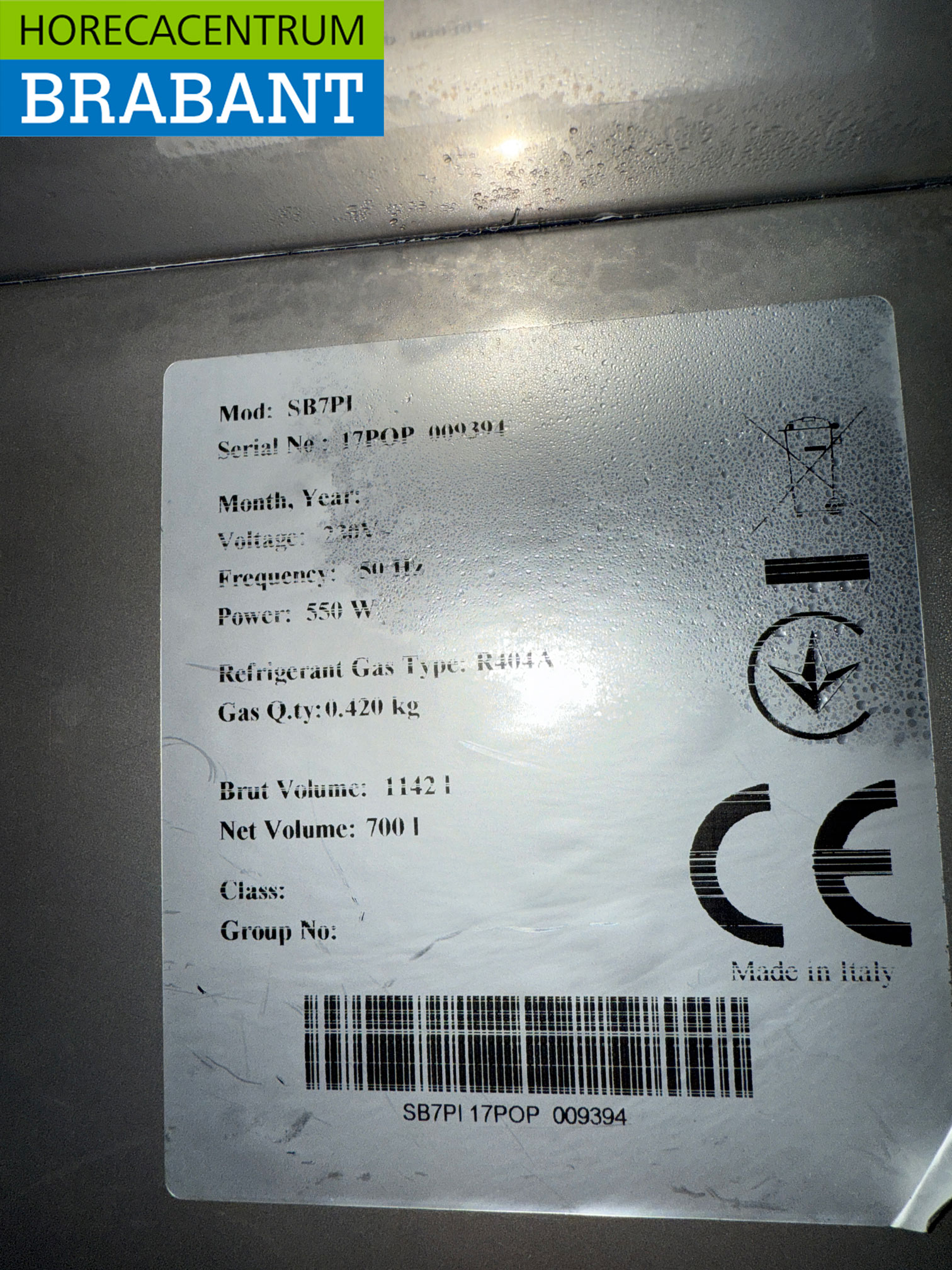 Réfrigérateur Ecofrost en acier inoxydable Réfrigération 650 litres 230V Horeca (kopie) (kopie) – Image 6