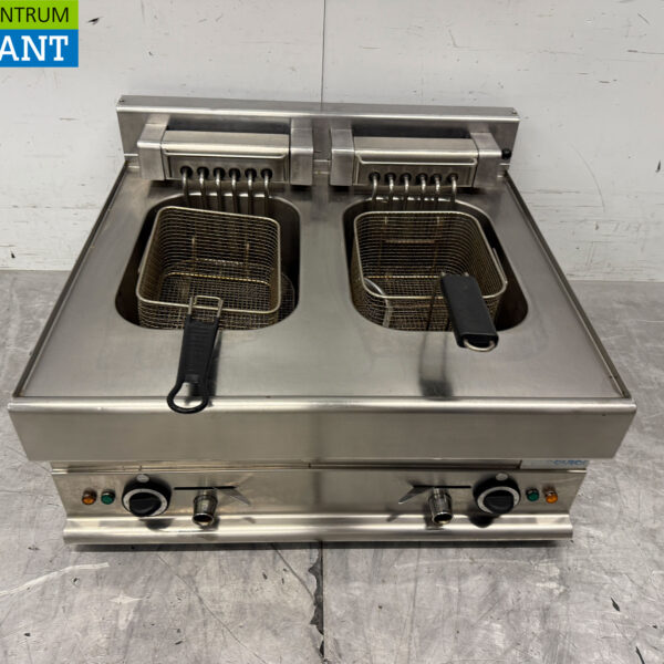 Friteuse double modulaire en acier inoxydable 2 x 10 litres 400V Horeca