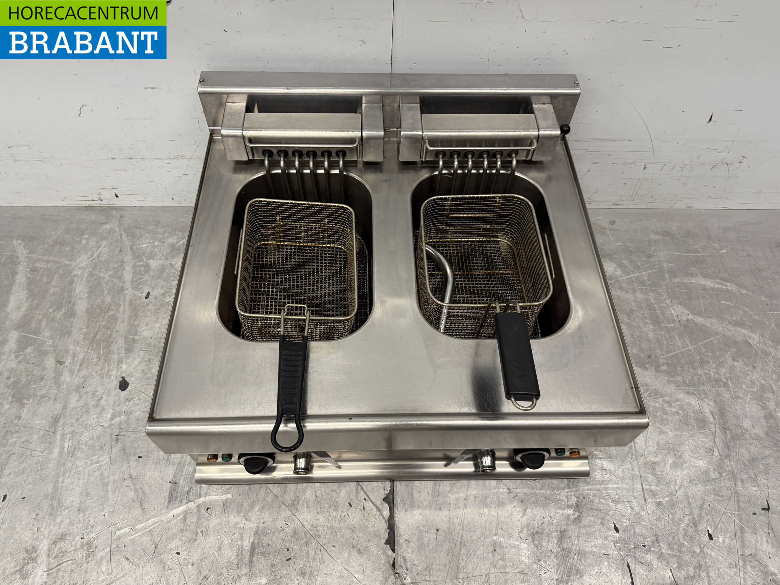 Friteuse double modulaire en acier inoxydable 2 x 10 litres 400V Horeca – Image 2