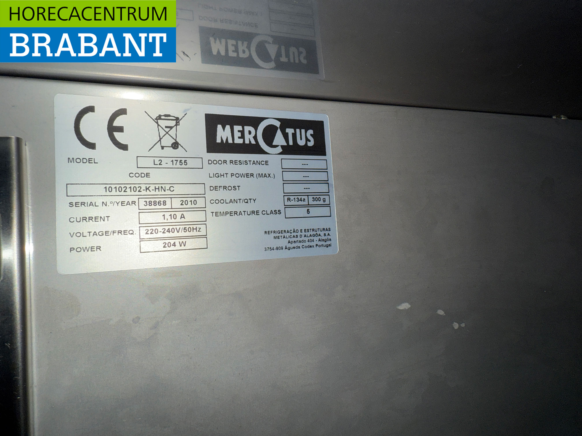 Mercatus en acier inoxydable Établi réfrigéré 5 tiroirs et 1 porte 175,5 cm 230V Horeca – Image 6