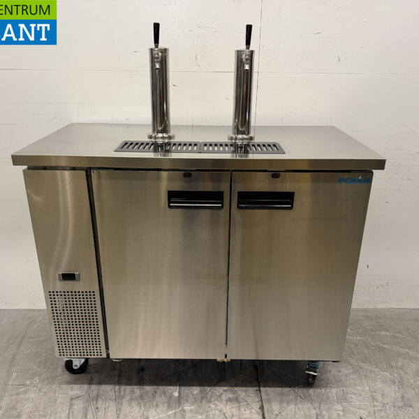 Polar GE633 Glacière à bière mobile Glacière à bière avec double robinet et accessoires 230V Horeca