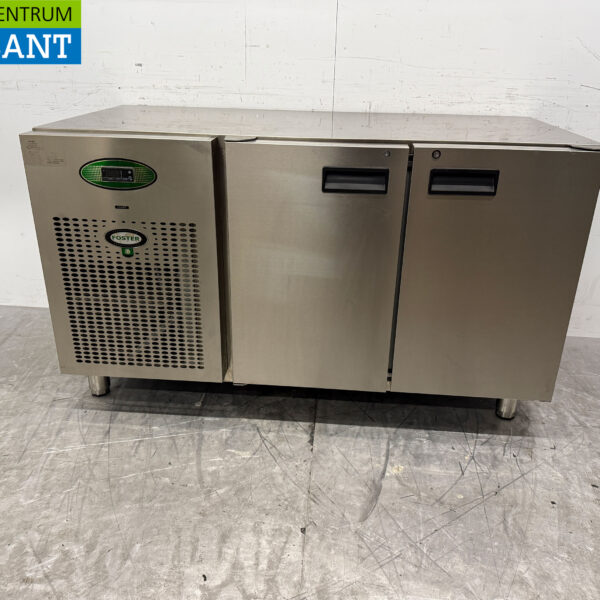 Acier inoxydable Établi réfrigéré Foster 2 portes 142 cm 230V Horeca