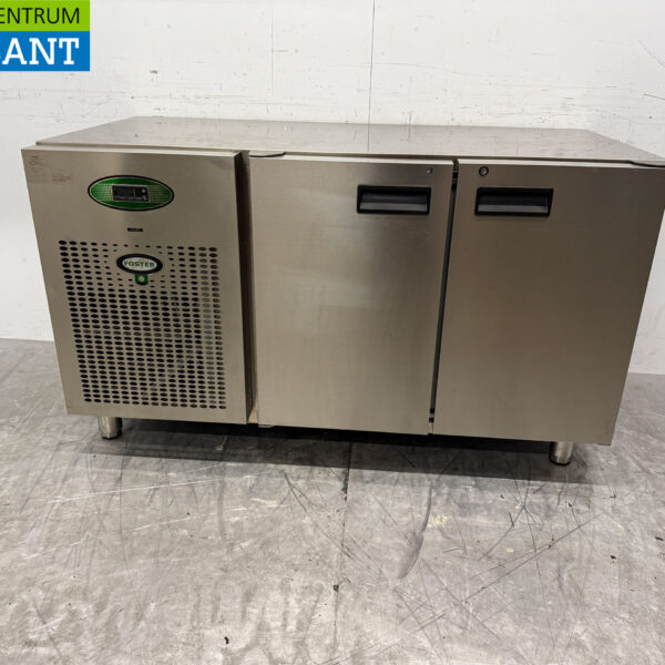 Acier inoxydable Établi réfrigéré Foster 2 portes 142 cm 230V Horeca