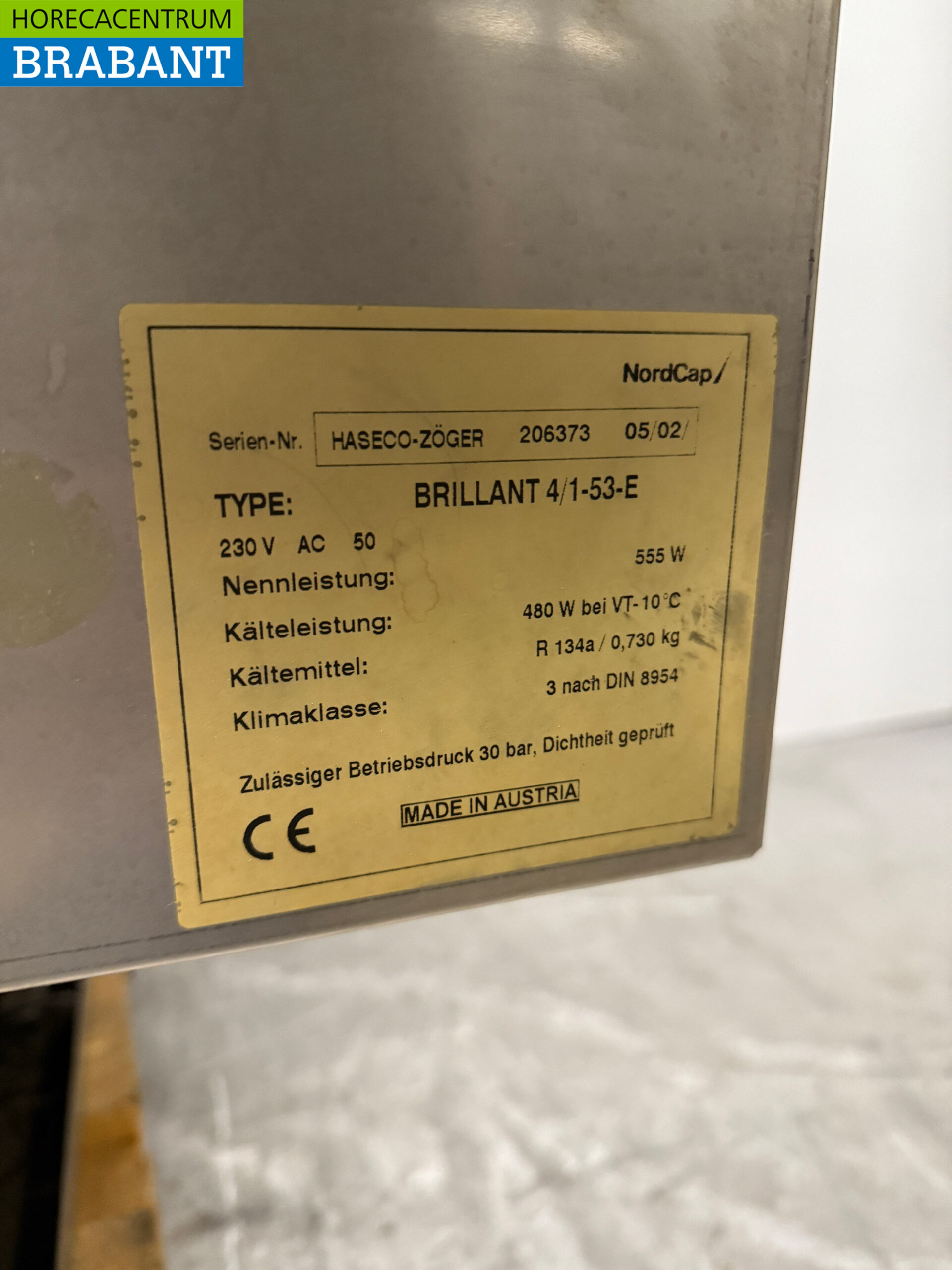 Acier inoxydable Nordcap Vitrine à encastrer 145 cm 230V Horeca – Image 6