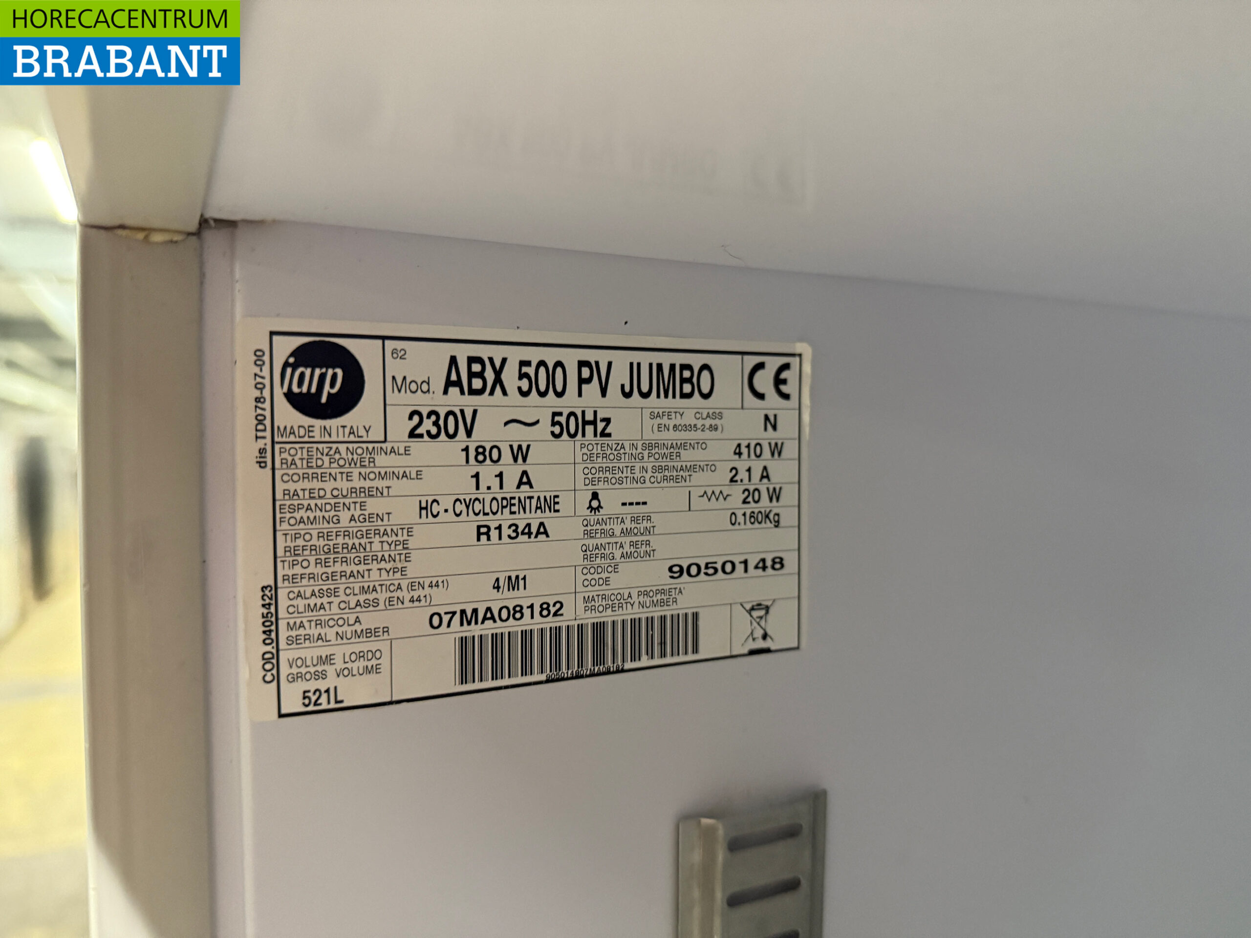 Réfrigérateur Jumbo en acier inoxydable 521 litres 230V Horeca – Image 5