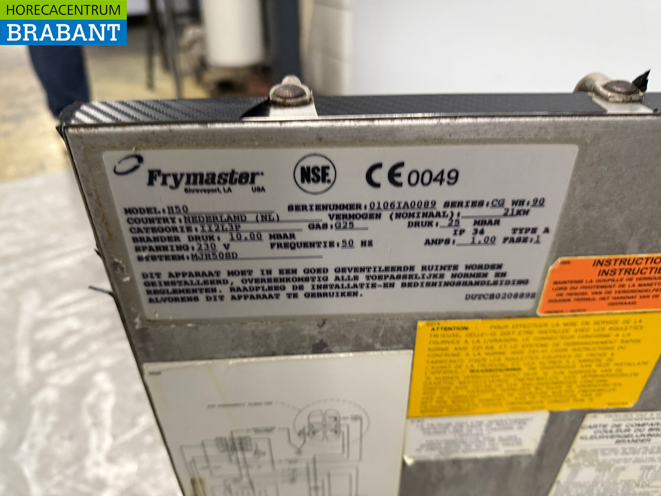 Friteuse Frymaster en acier inoxydable 25 litres GAS Restauration – Image 6