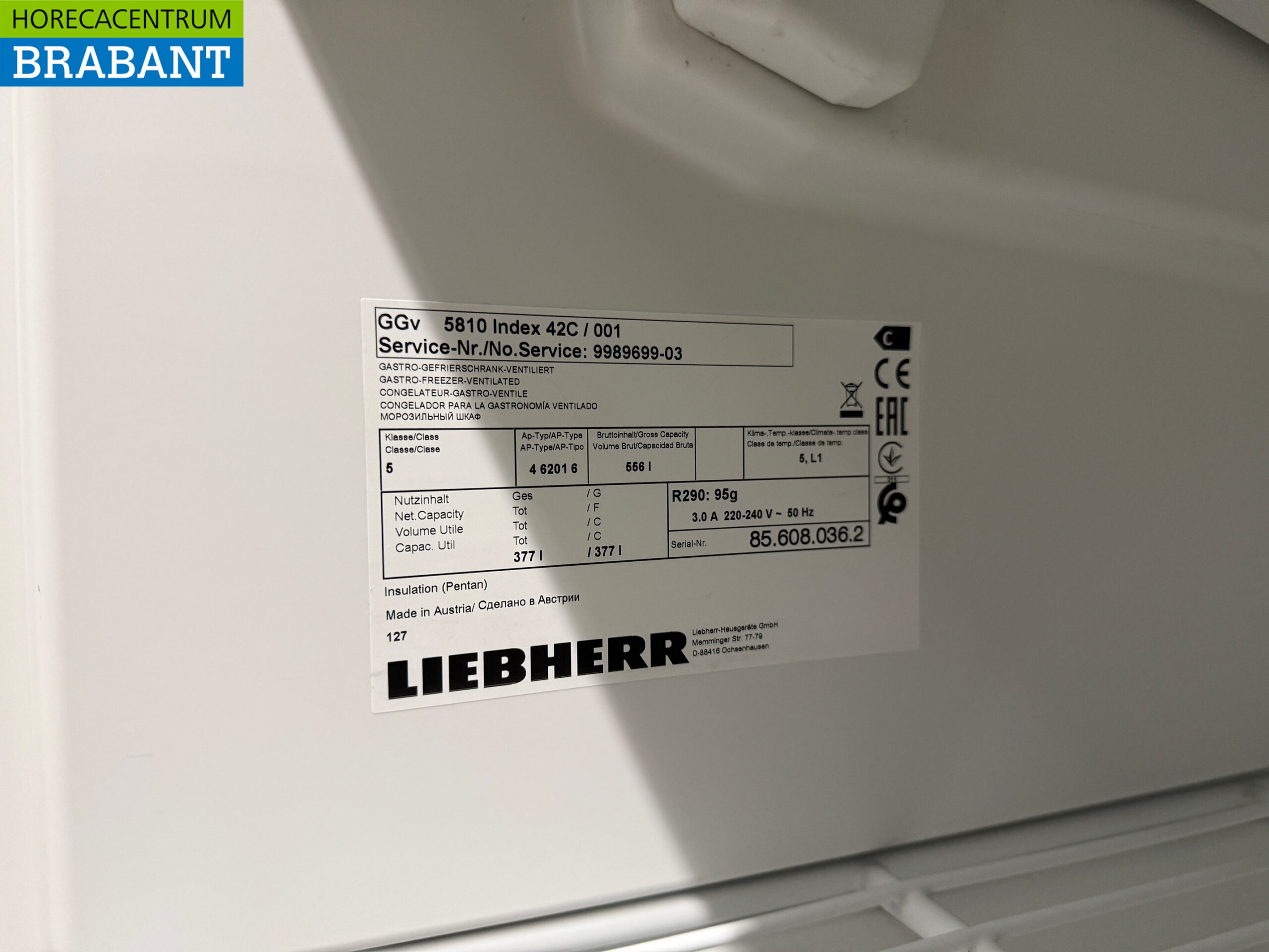 Liebherr Congélateur 556 litres 230V Horeca – Image 5