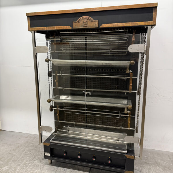 Ubert FF36 E Vertical Chicken Grill Grill 6 brochettes 400V Horeca