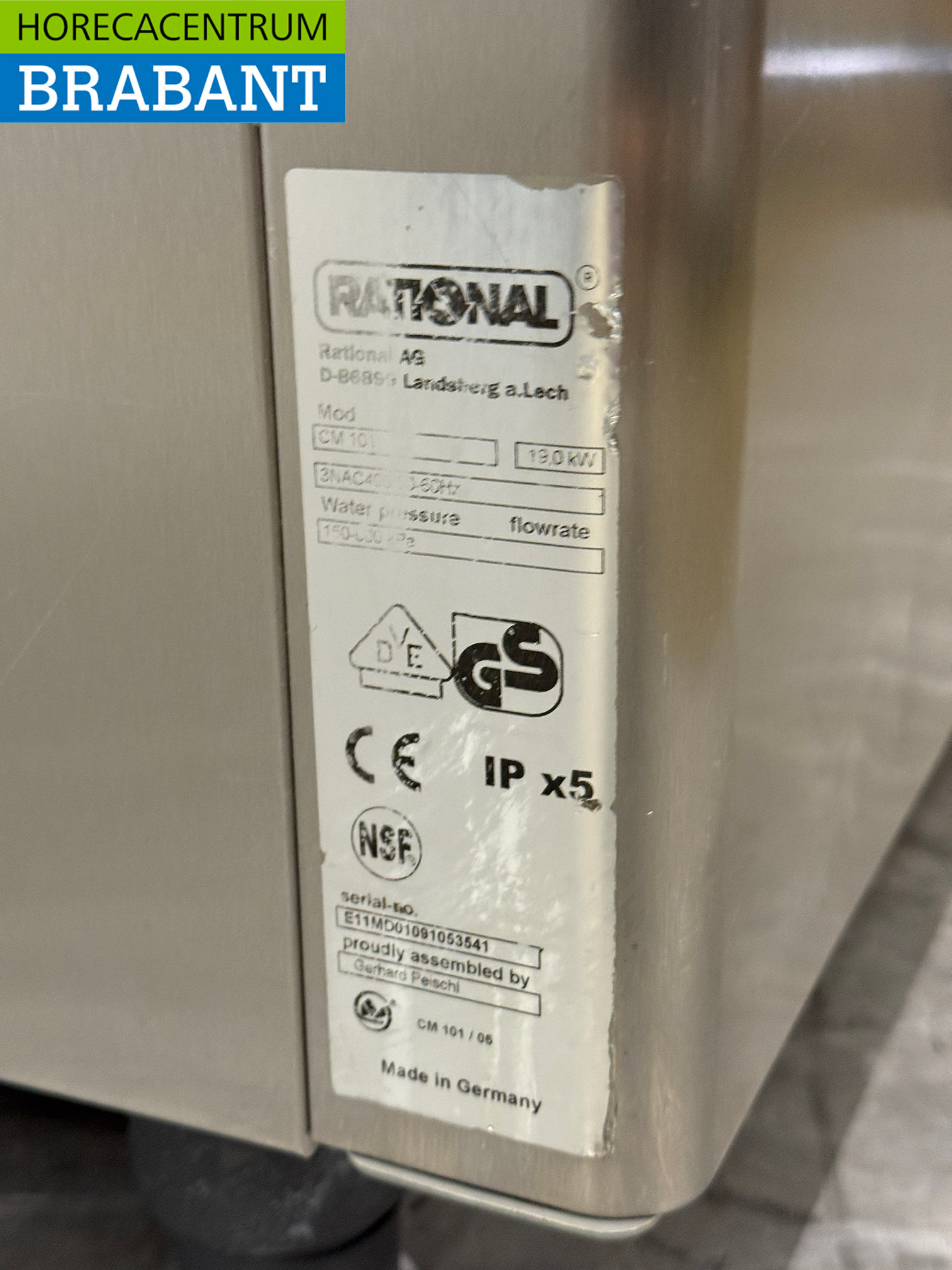 Acier inoxydable Rational CM 101 Combisteamer 10 x 1/1 GN 400V Horeca – Image 10