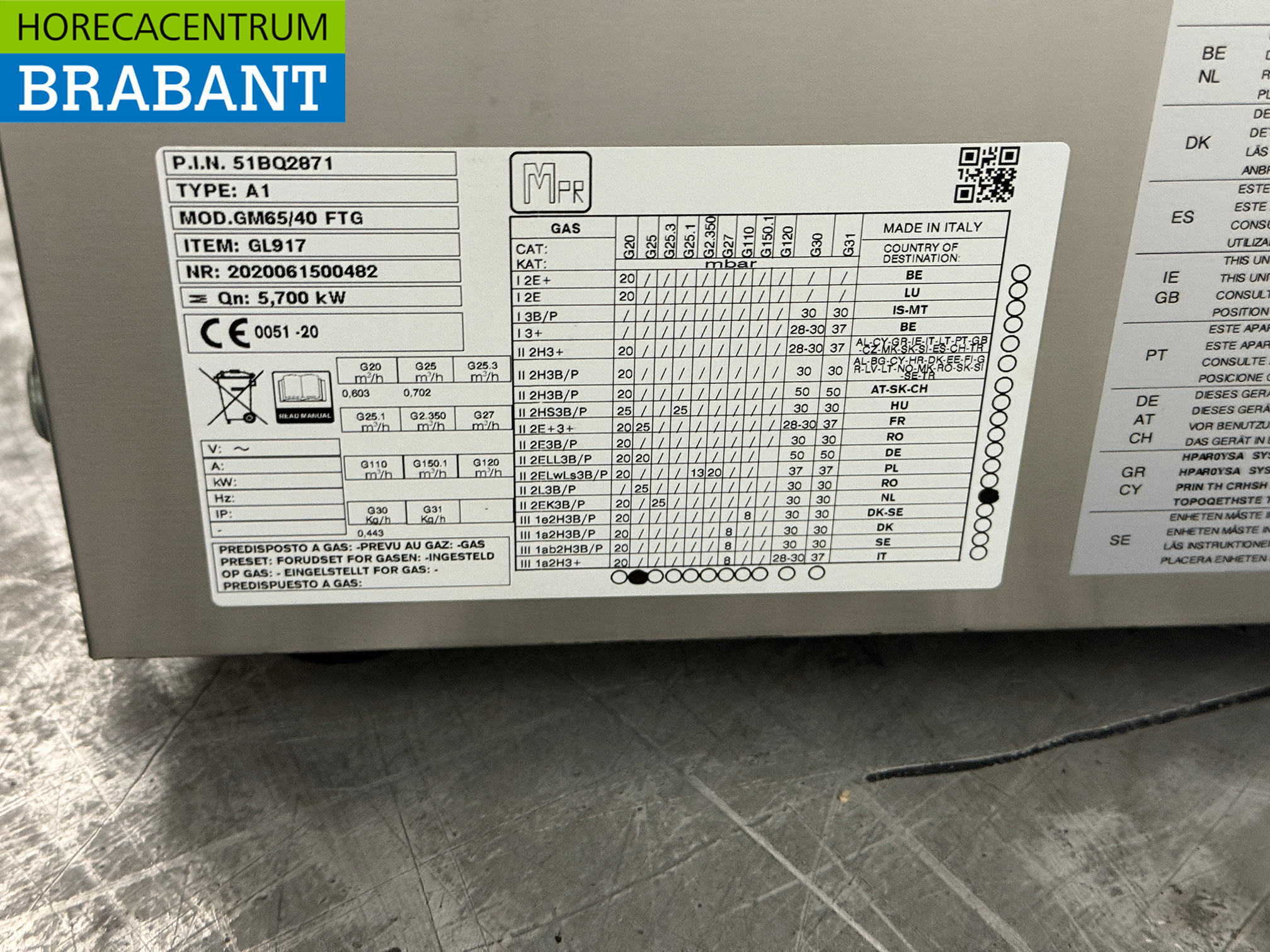 Plaque de gril Gastro M lisse en acier inoxydable Plaque de gril 40 cm GAS Horeca – Image 5