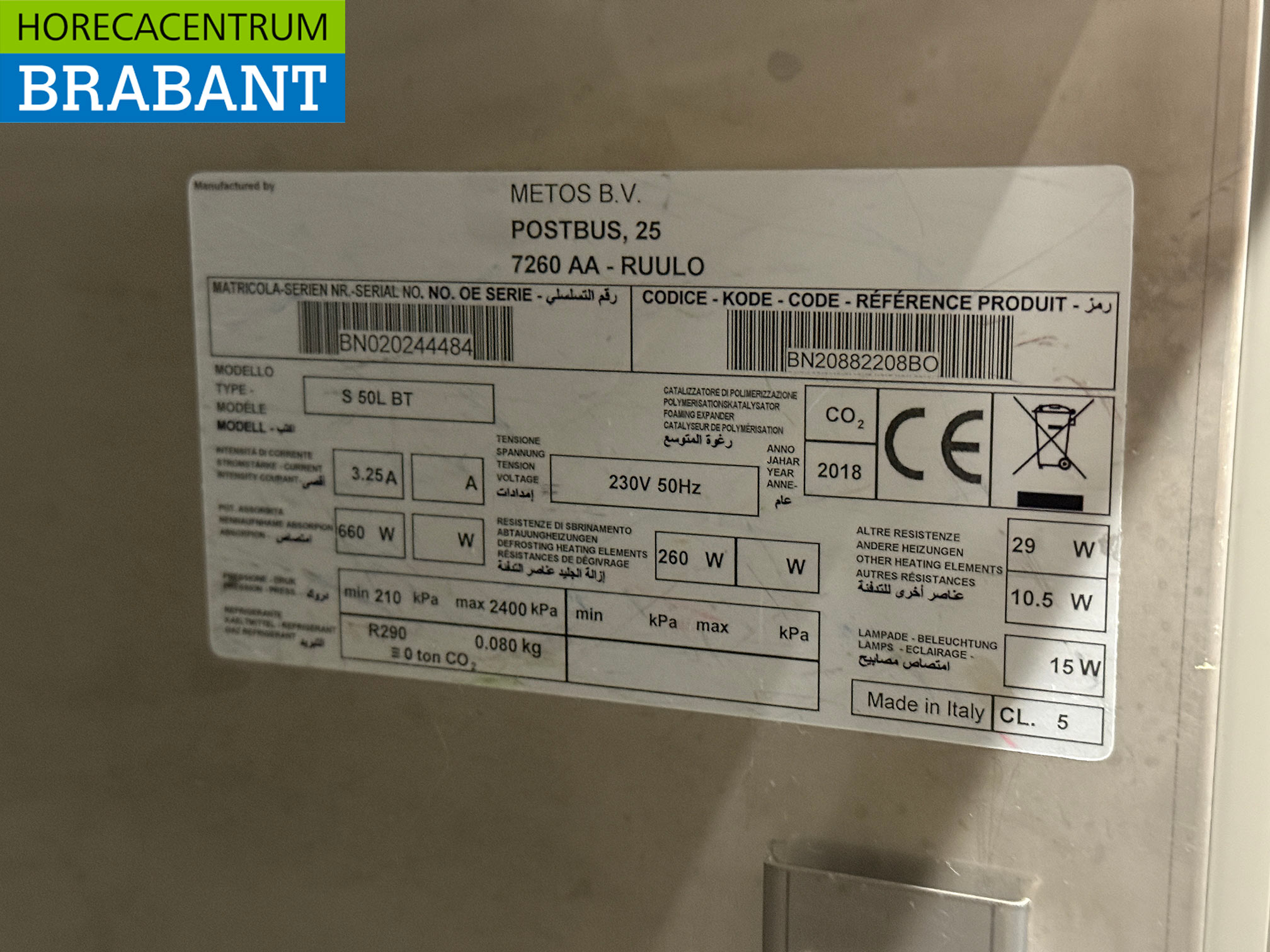 Congélateur mobile Metos en acier inoxydable 300 litres 230V Horeca – Image 5