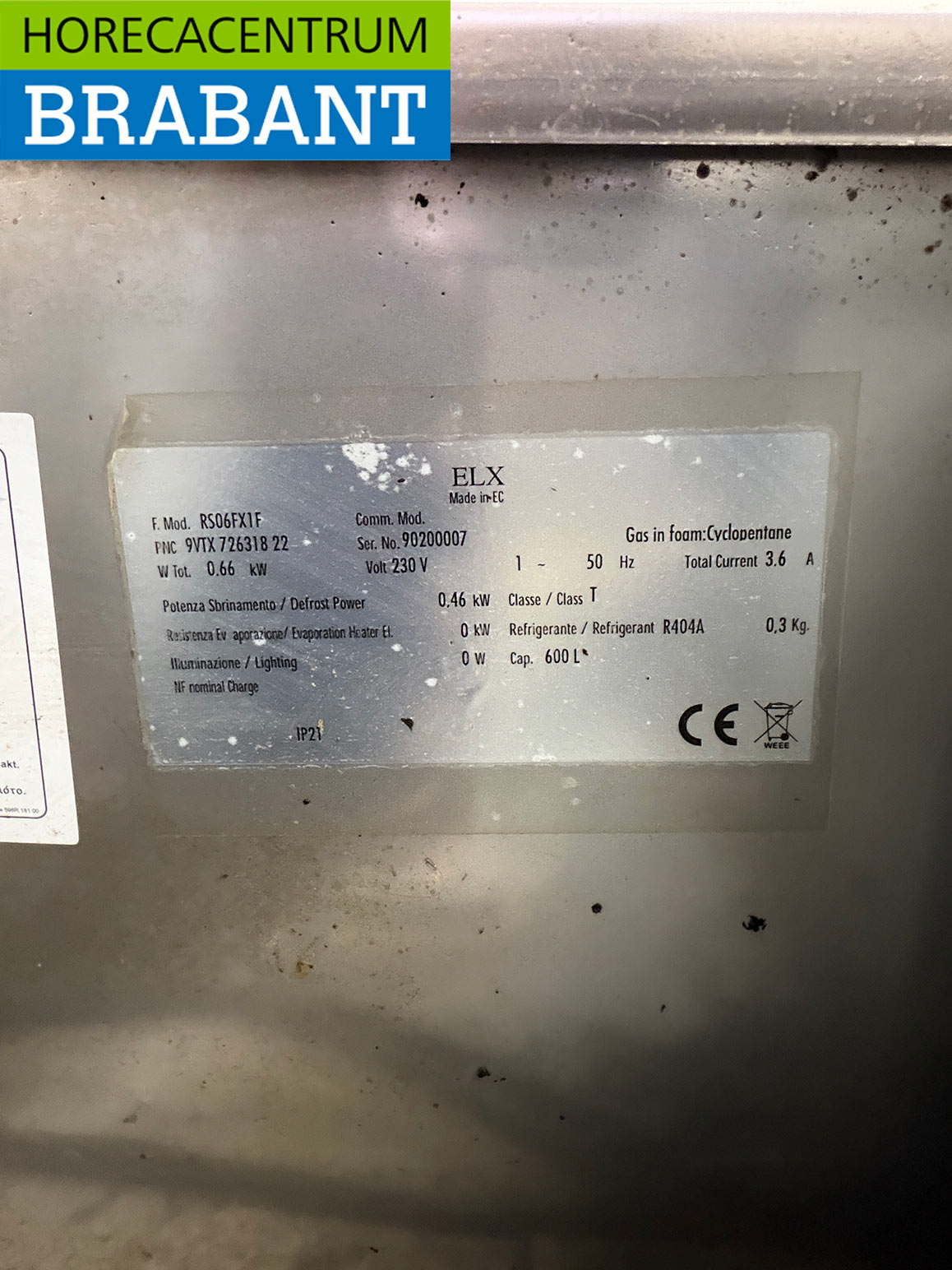 Congélateur Zanussi en acier inoxydable 600 litres 230V Horeca – Image 5