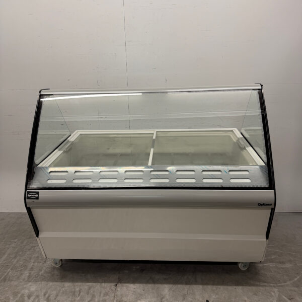 Mobile Combisteel Hawai scoop ice cream display case 16 bins 230V Horeca