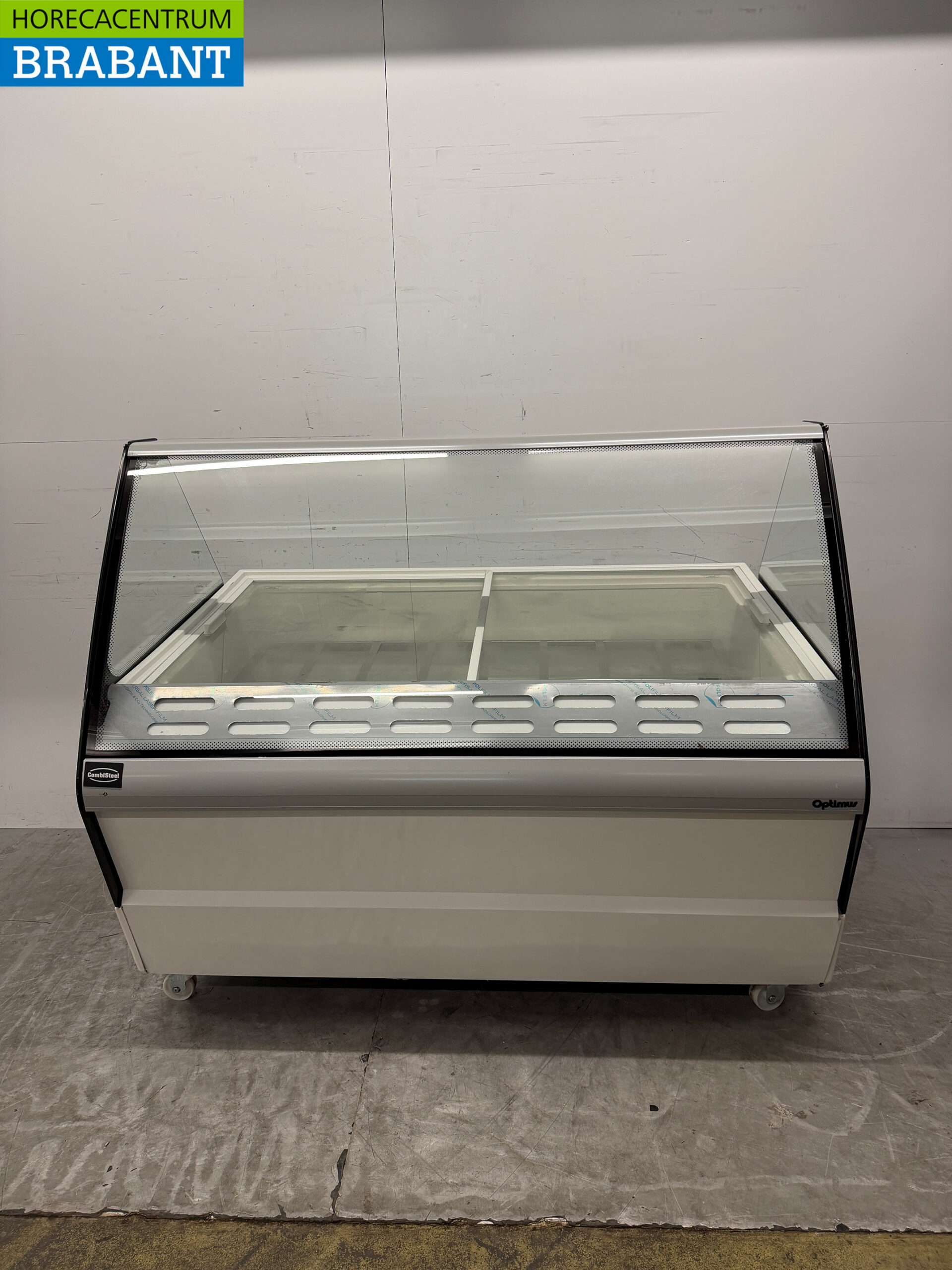 Mobile Combisteel Hawai scoop ice cream display case 16 bins 230V Horeca