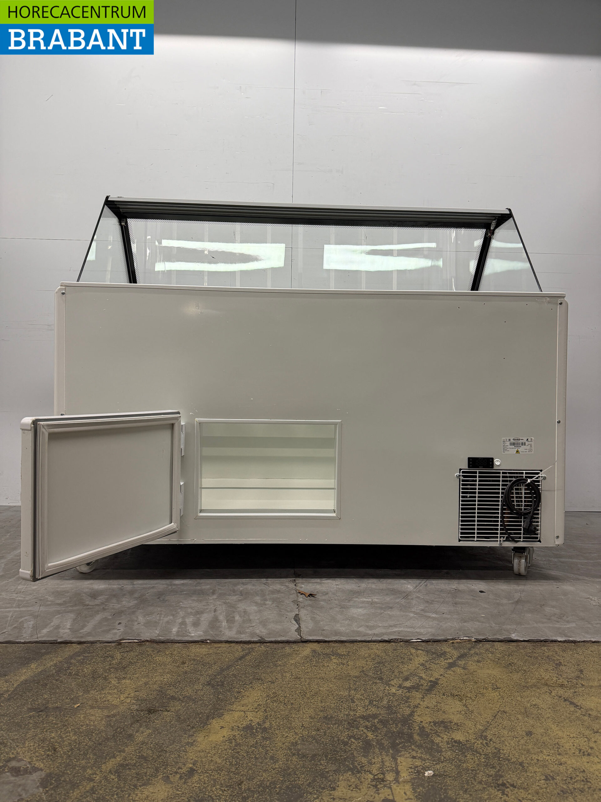 Mobile Combisteel Hawai scoop ice cream display case 16 bins 230V Horeca – Image 6