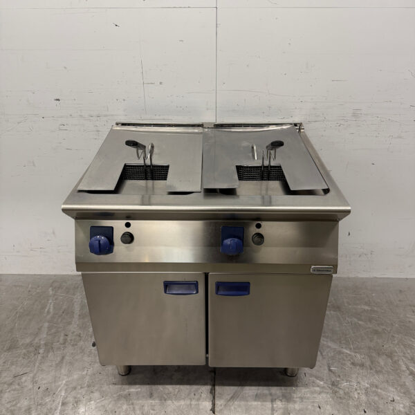 Friteuse double Electrolux en acier inoxydable 2 x 7 litres GAS Restauration