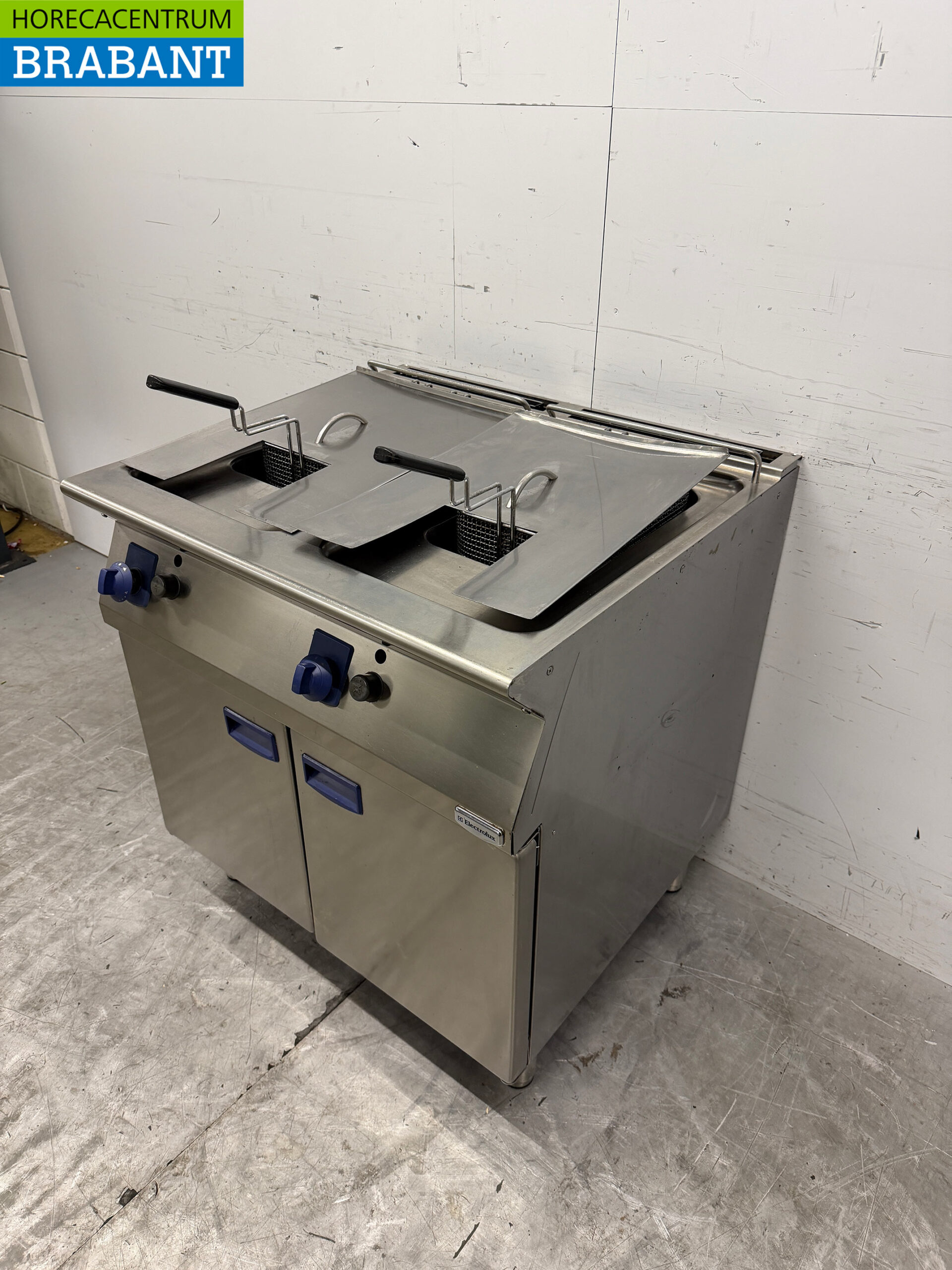 Friteuse double Electrolux en acier inoxydable 2 x 7 litres GAS Restauration – Image 2