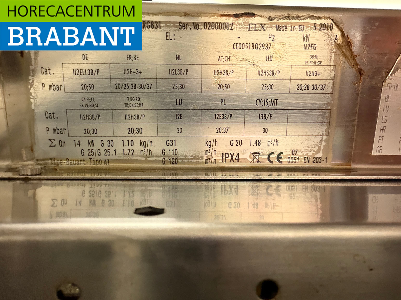 Friteuse double Electrolux en acier inoxydable 2 x 7 litres GAS Restauration – Image 6