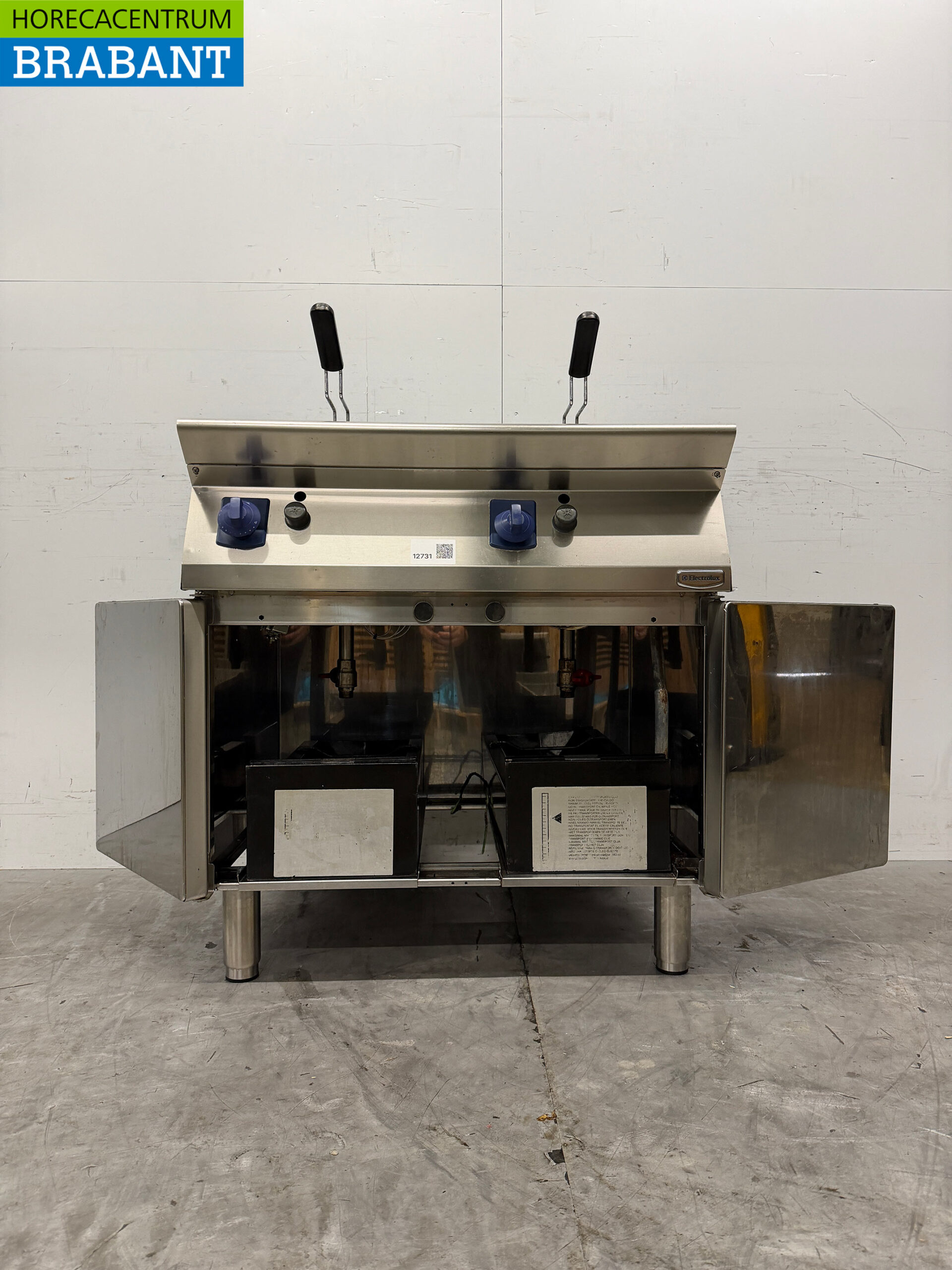 Friteuse double Electrolux en acier inoxydable 2 x 7 litres GAS Restauration – Image 7