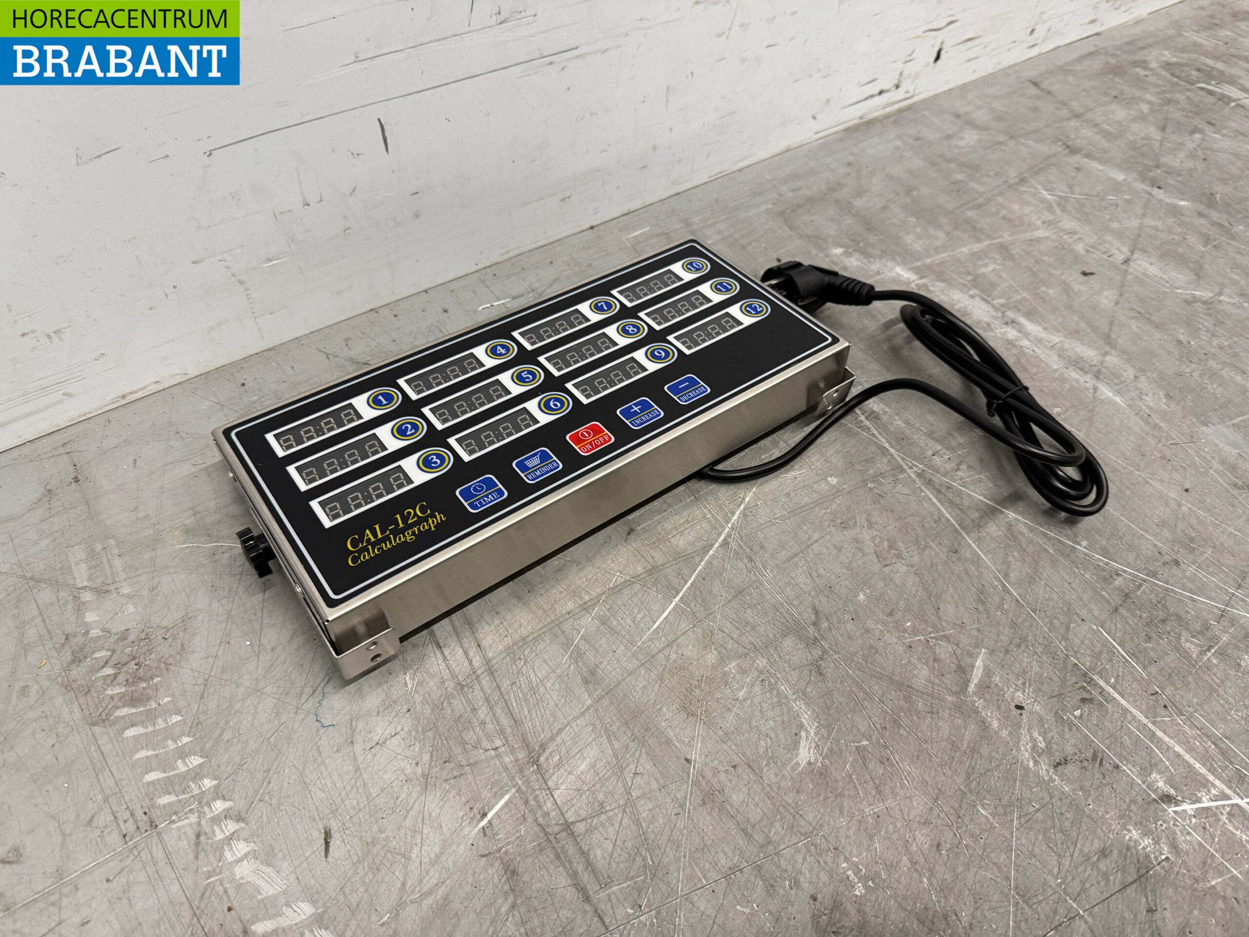 Minuterie de cuisson numérique en acier inoxydable 12 canaux 230V Restauration – Image 2