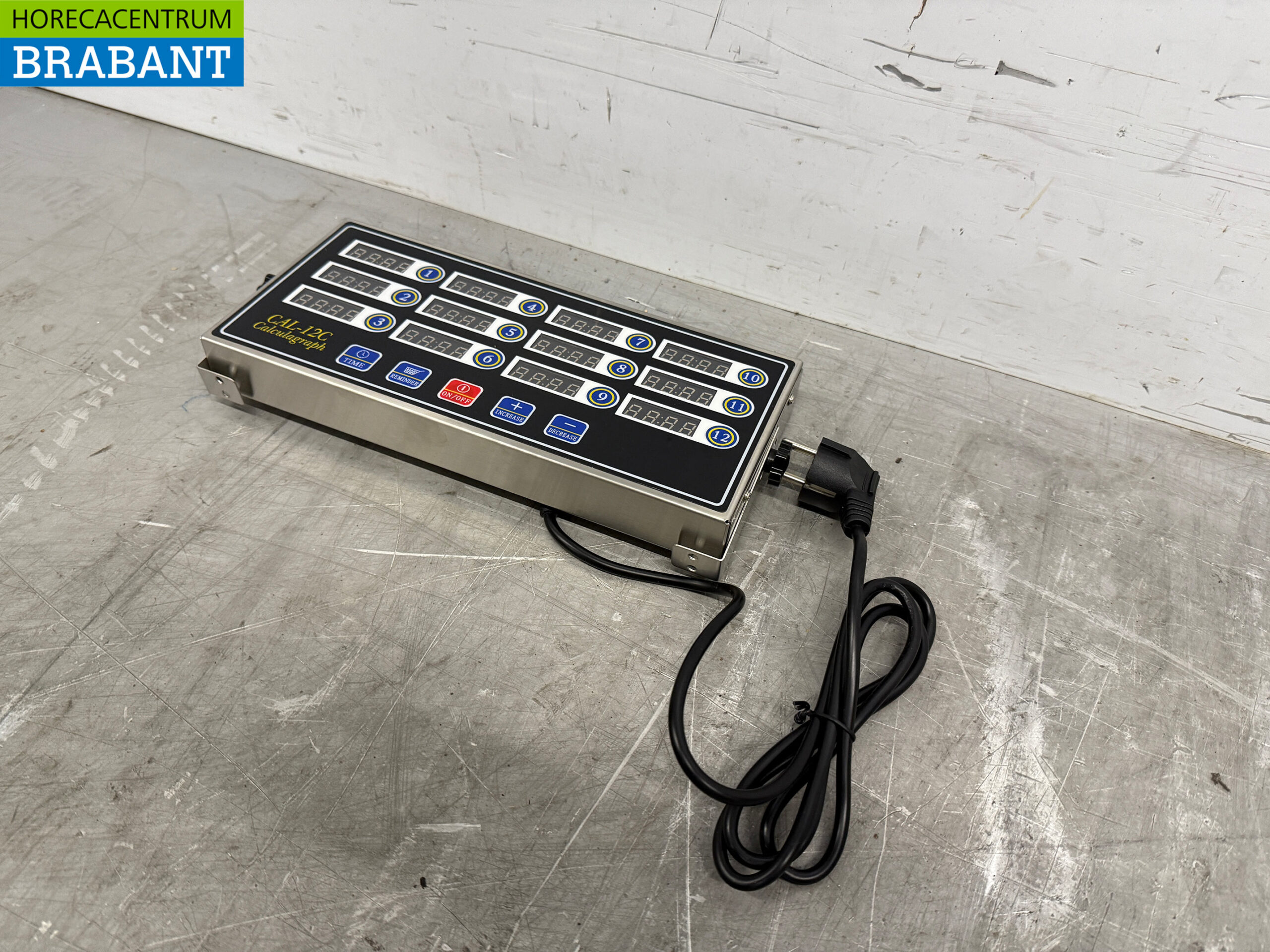 Minuterie de cuisson numérique en acier inoxydable 12 canaux 230V Restauration – Image 3